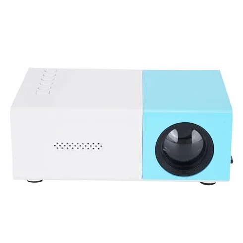 Tosuny Proiettore Intelligente, Mini Proiettore Full HD 1080p con luminosità 100si 6000lm, Altoparlante Incorporato, Compatibile con Laptop Stick Smartphone Tv Stick, per Home Theater