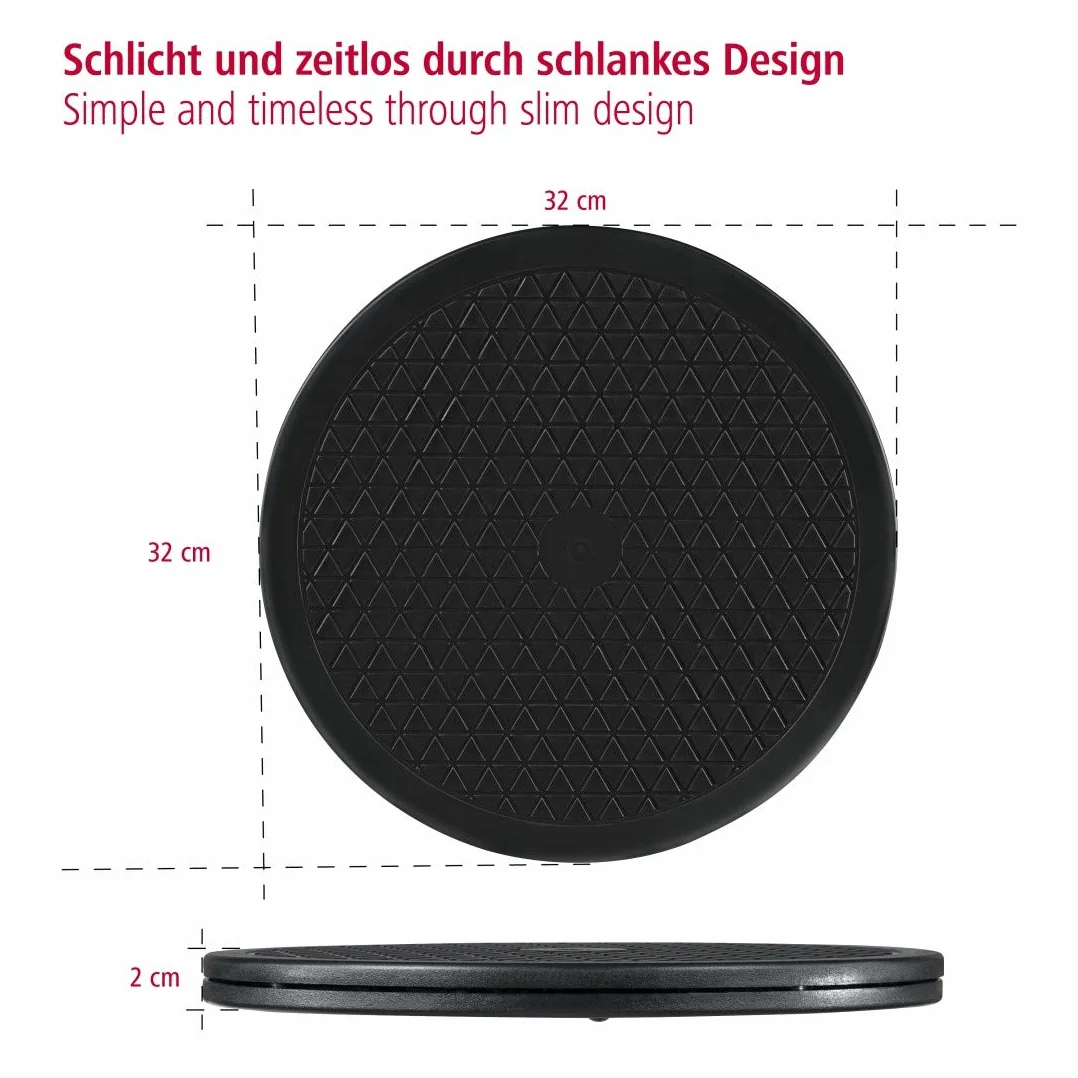 HAMA Supporto universale girevole per TV, nero, 80 kg (Ø 32 cm)