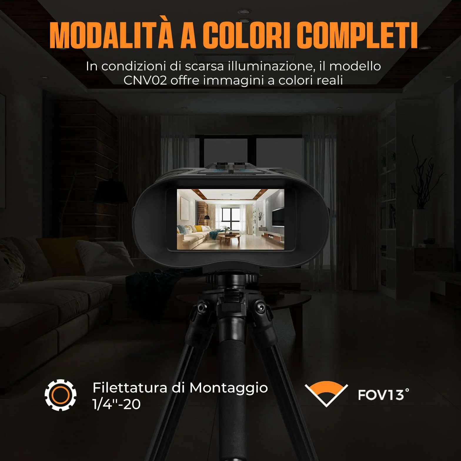 Visore Notturno, CIGMAN Occhiali per Binocolo Visione Notturna 400M Display HD da 3", Binocoli Termici Ricaricabili da 5000mAh Fotocamera HD f/1.4, Zoom Digitale 8X per Caccia, Campeggio, Osservazione