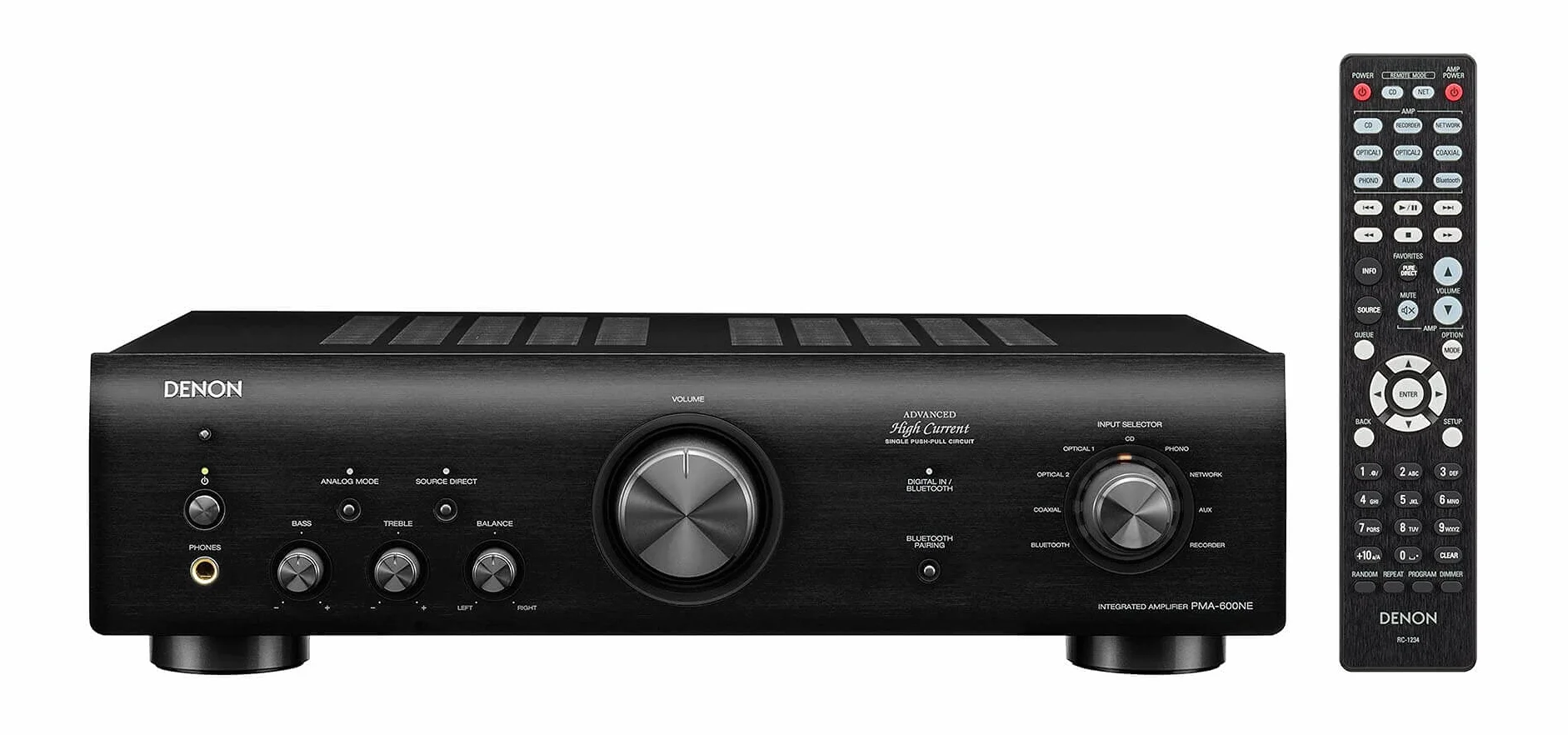 Denon PMA-600NE Amplificatore integrato, Nero
