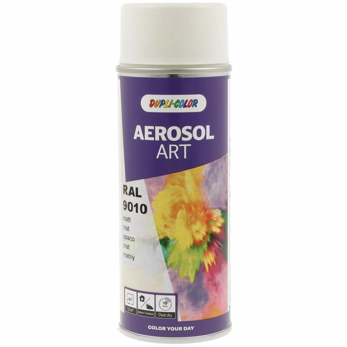 DUPLI-COLOR 741548 AEROSOL ART RAL 9010 Bianco puro opaco 400 ml