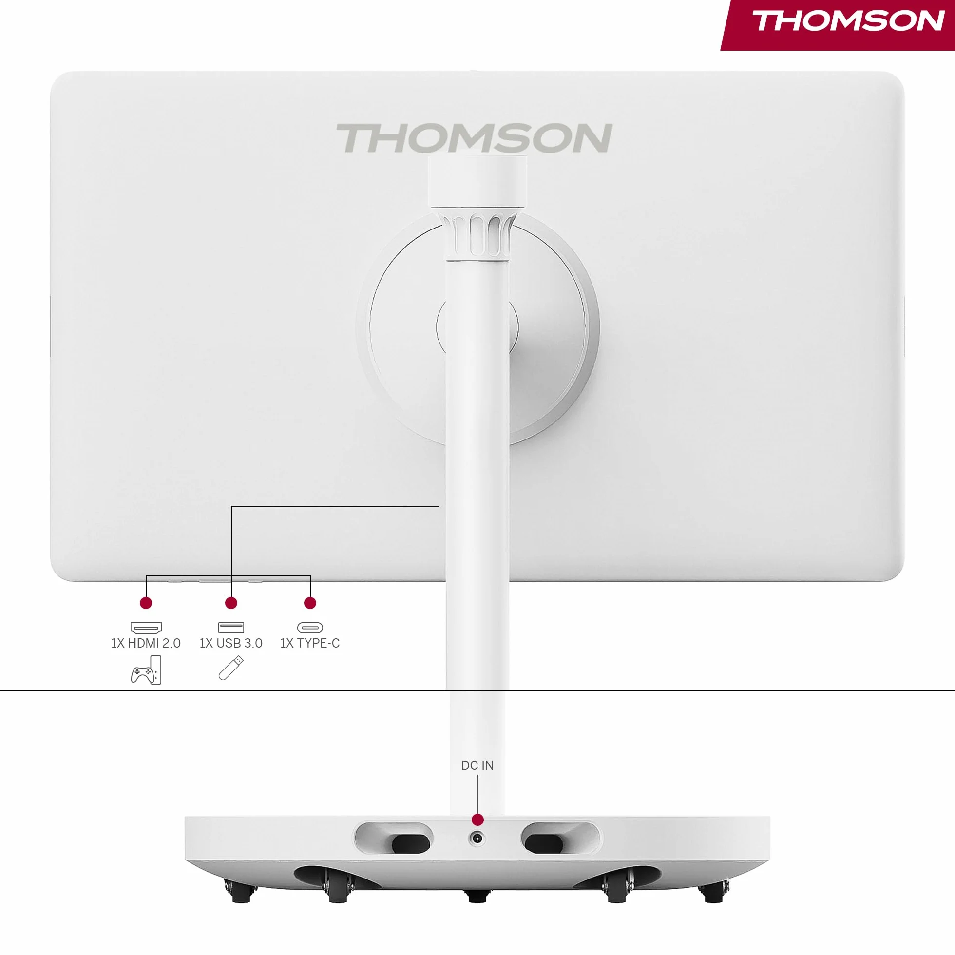 Thomson 27UE7M45 27 Cali 4K UHD Smart Touch Display Android