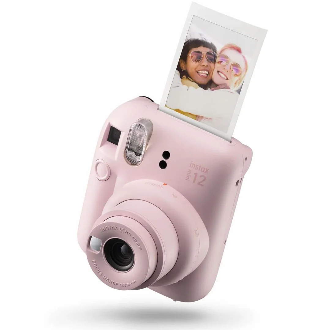 Fujifilm Instax Mini 12 - Fotocamera istantanea con confezione da 40 pellicole, colore: Rosa