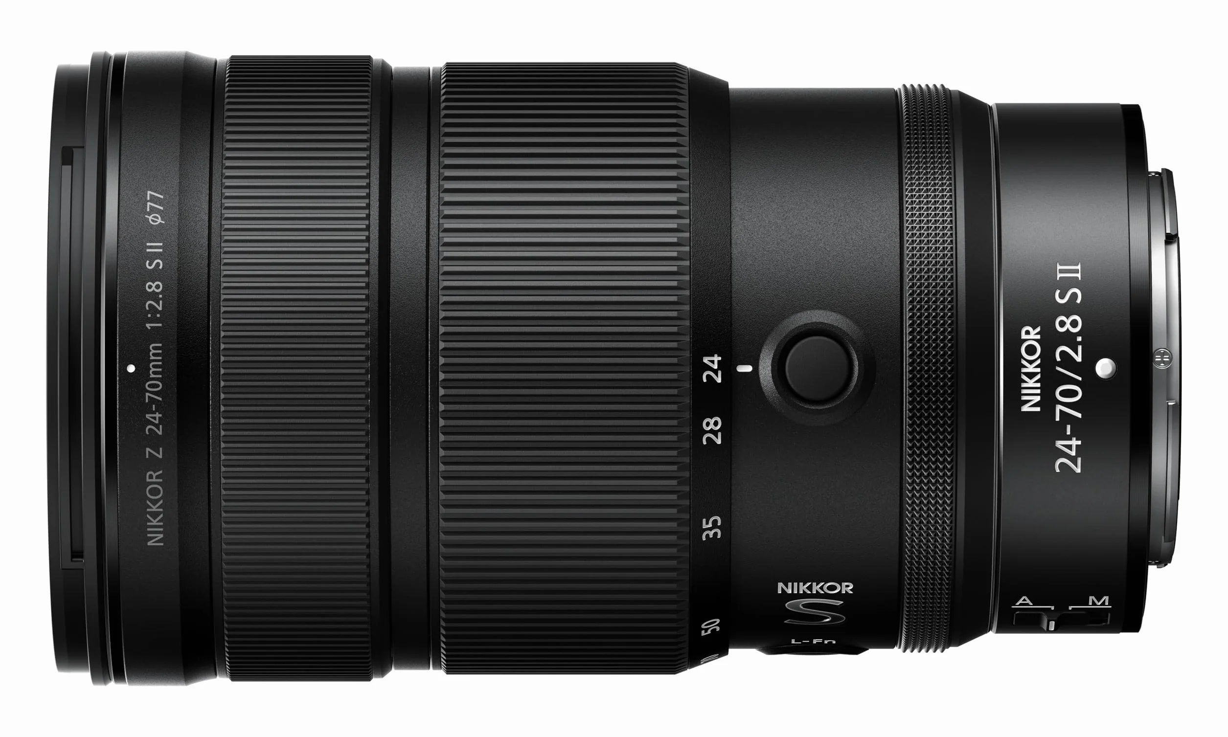 Nikon Nikkor Z 24-70 mm f/2.8 S II, Obiettivo per Nikon Z, Full Frame, Zoom Interno, Autofocus Rapido SSVCM, Anti-Riflesso, Bokeh Morbido, Leggero, Tropicalizzato, Nero [Nital Card: 4 Anni]