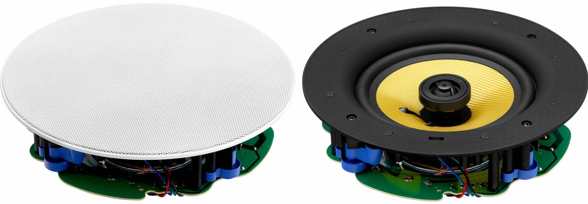 Pronomic CLS-660 WH Altoparlanti da Incasso 2 Vie 6,5" 165 mm Woofer 60 Watt RMS bianco
