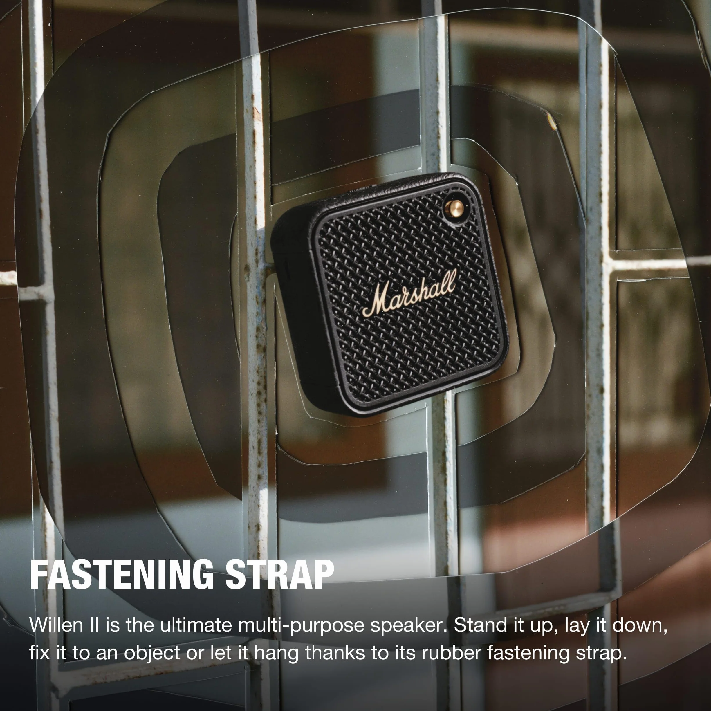 Marshall Willen II Altoparlanti Bluetooth Wireless 17 Ore di Riproduzione IP67 Impermeabile Ricarica Rapida - Nero