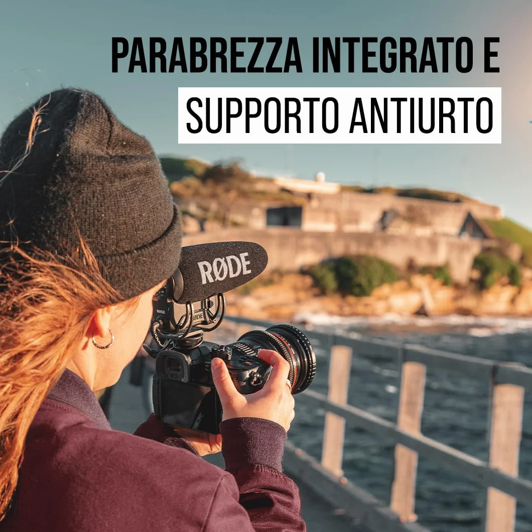 RØDE Videomic Pro+ Microfono per Fucile da Ripresa Premium con Filtro Passa-Alto, Pad, Canale di Sicurezza per Riprese Cinematografiche, Creazione di Contenuti e Registrazione della Posizione