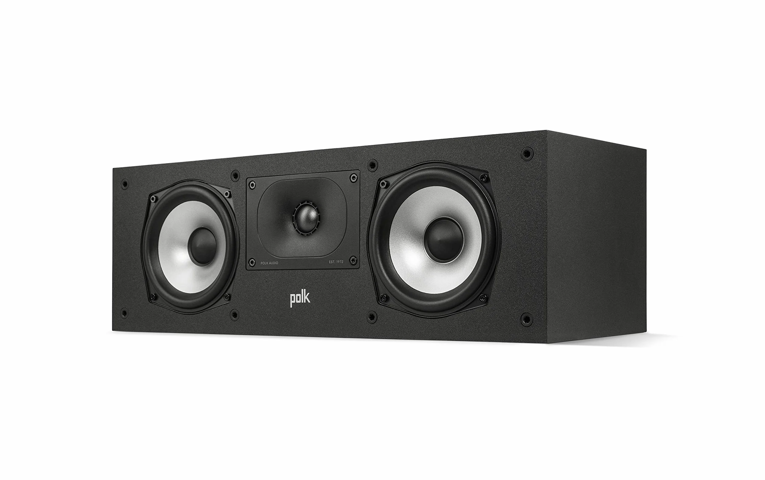 Polk Audio Monitor XT30 Diffusore centrale Certificato Hi-Res Audio, Compatibile con Dolby Atmos e DTS:X, colore Nero