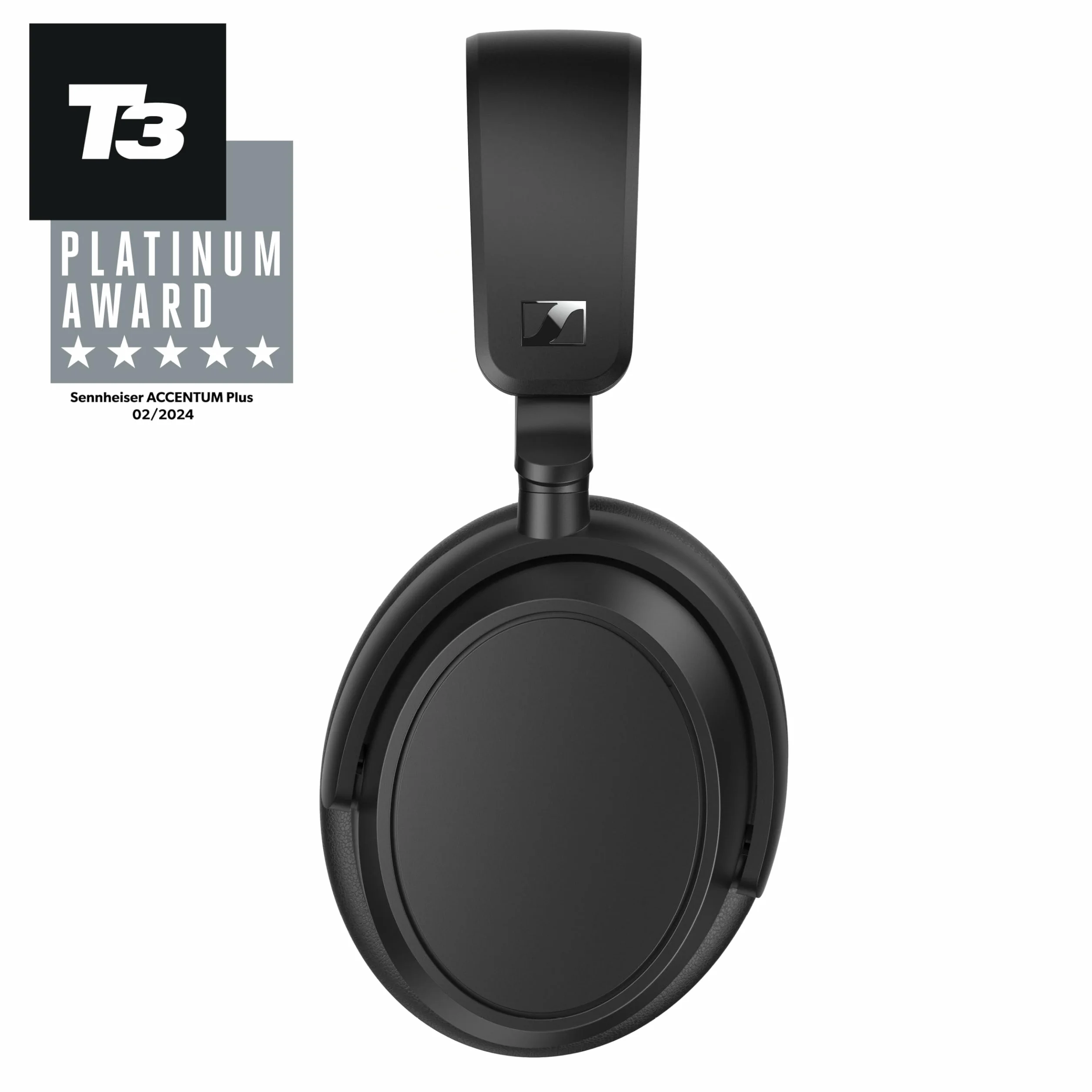 Sennheiser ACCENTUM Plus - Cuffie Bluetooth wireless, audio di alta qualità con funzione di ricarica rapida, autonomia di 50 ore e ANC ibrido adattivo - Nero