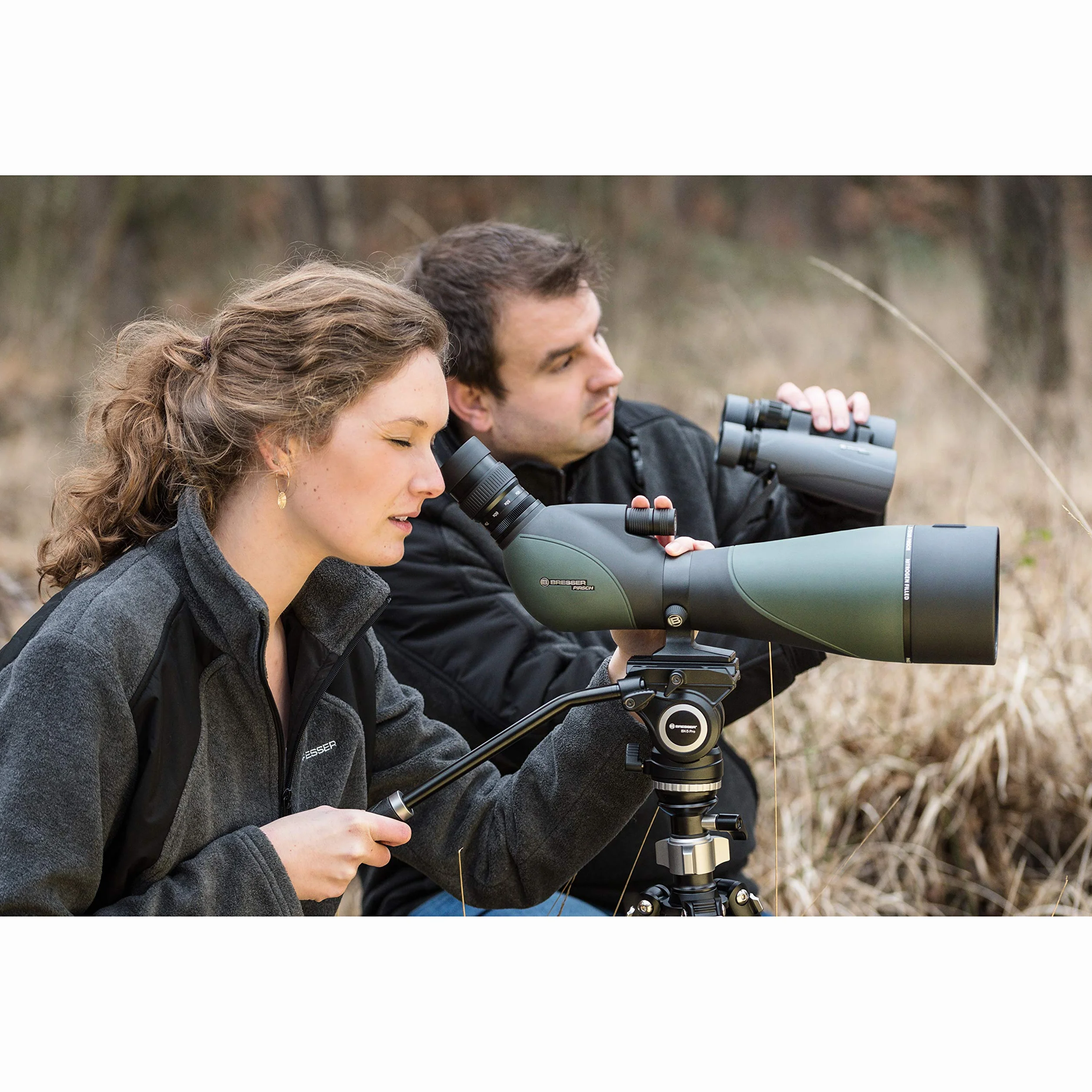 Telescopio terrestre BRESSER Pirsch 25-75x100 II Generazione con Messa a Fuoco DeLuxe 10:1