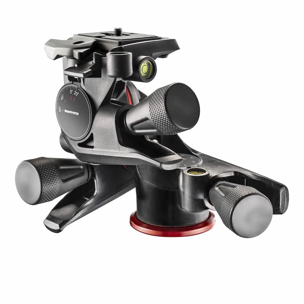 Manfrotto MHXPRO-3WG Testa a 3 Movimenti con Controllo Micrometrico Separato, Nero
