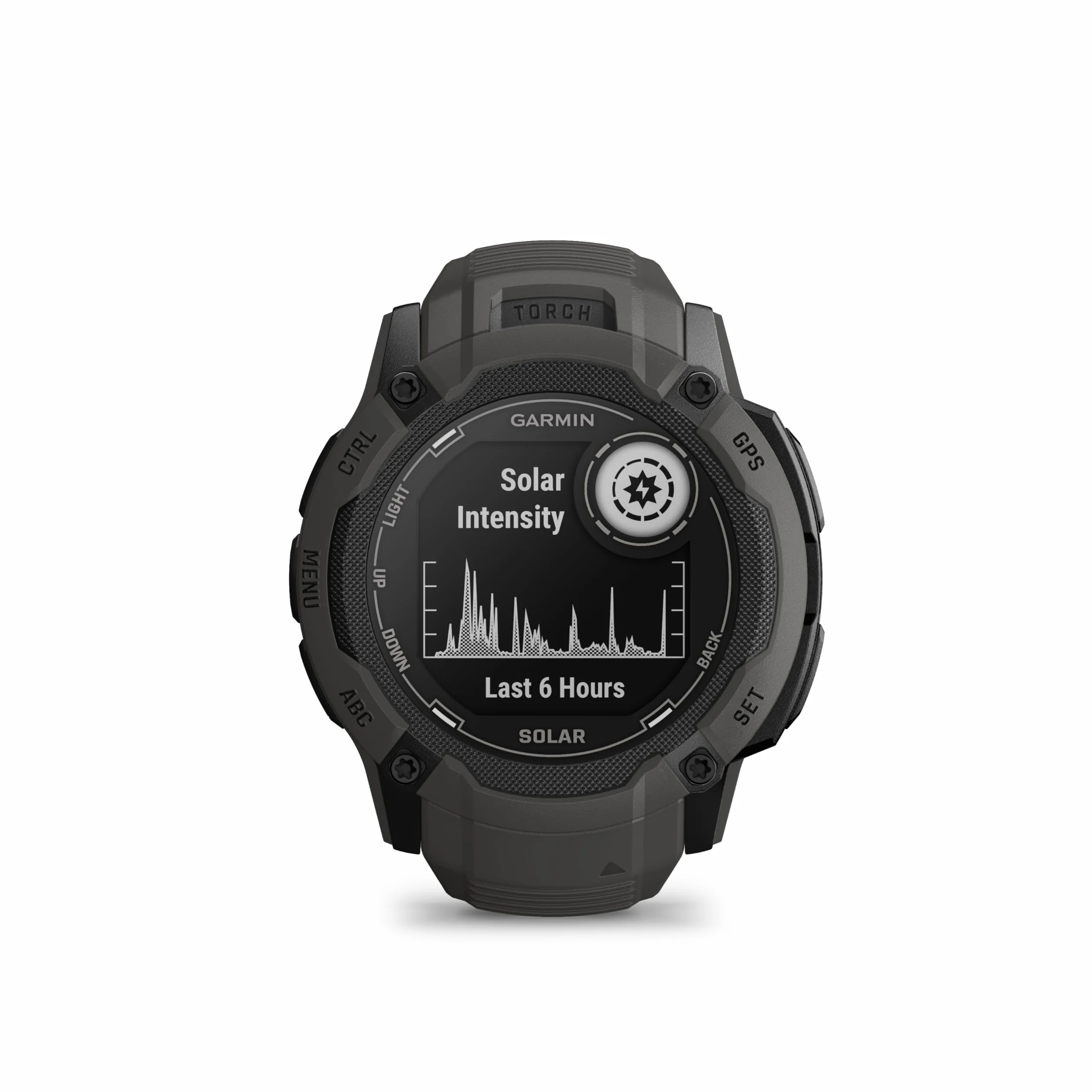 Garmin Instinct 2X Solar, Smartwatch, 50mm, Rugged design, Ricarica solare, Autonomia infinita, Disply 1,1", Torcia LED, GPS Multi-banda, Cardio, SpO2, Pay, Connect IQ (Graphite) (Ricondizionato)