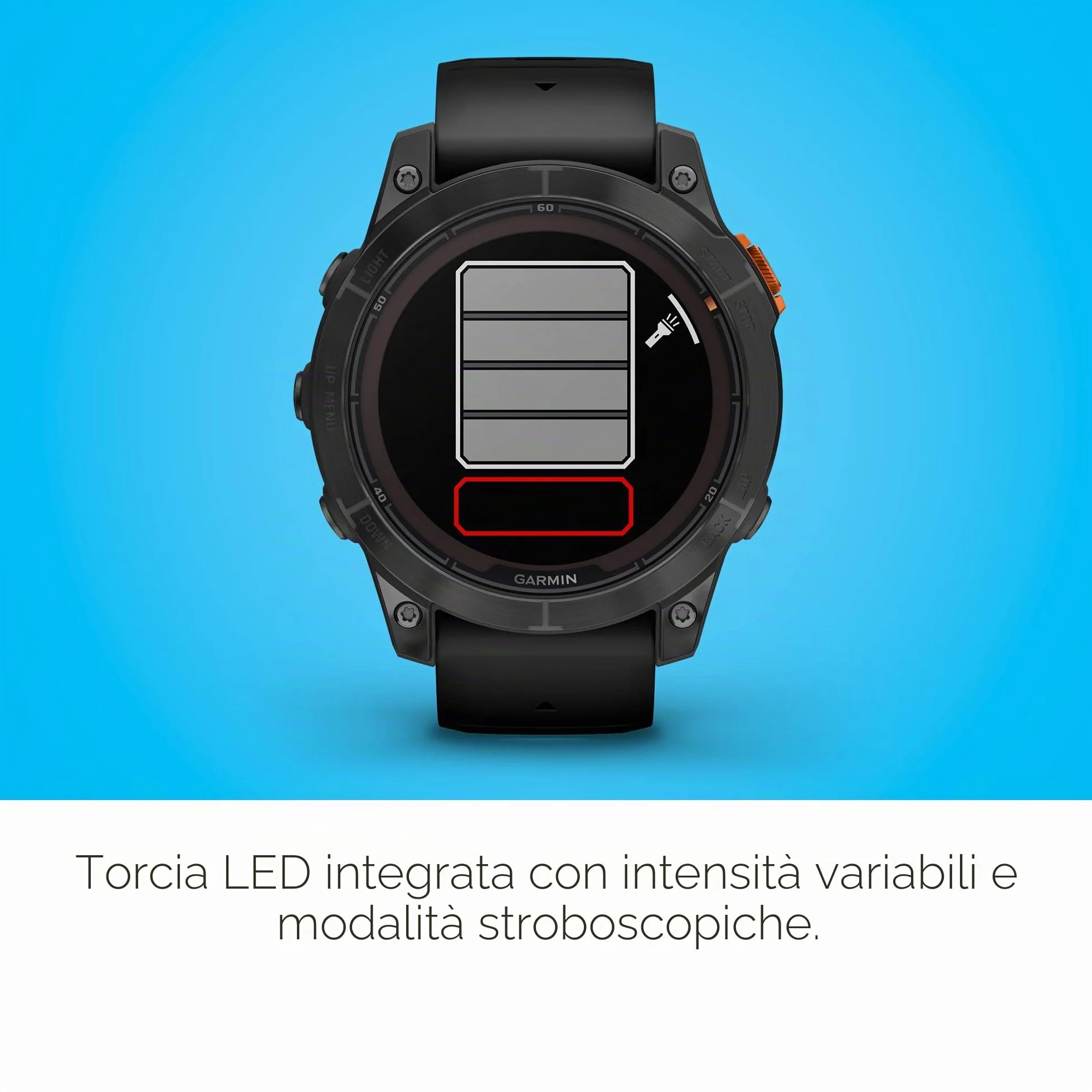 Garmin fēnix 7 Pro Solar, Smartwatch, Ricarica solare, 47mm, Torcia LED, Touchscreen 1,3", +30 Sport, GNSS multi-band, SpO2, Mappe, Musica, Autonomia 22 giorni (Slate Gray & Black) (Ricondizionato)