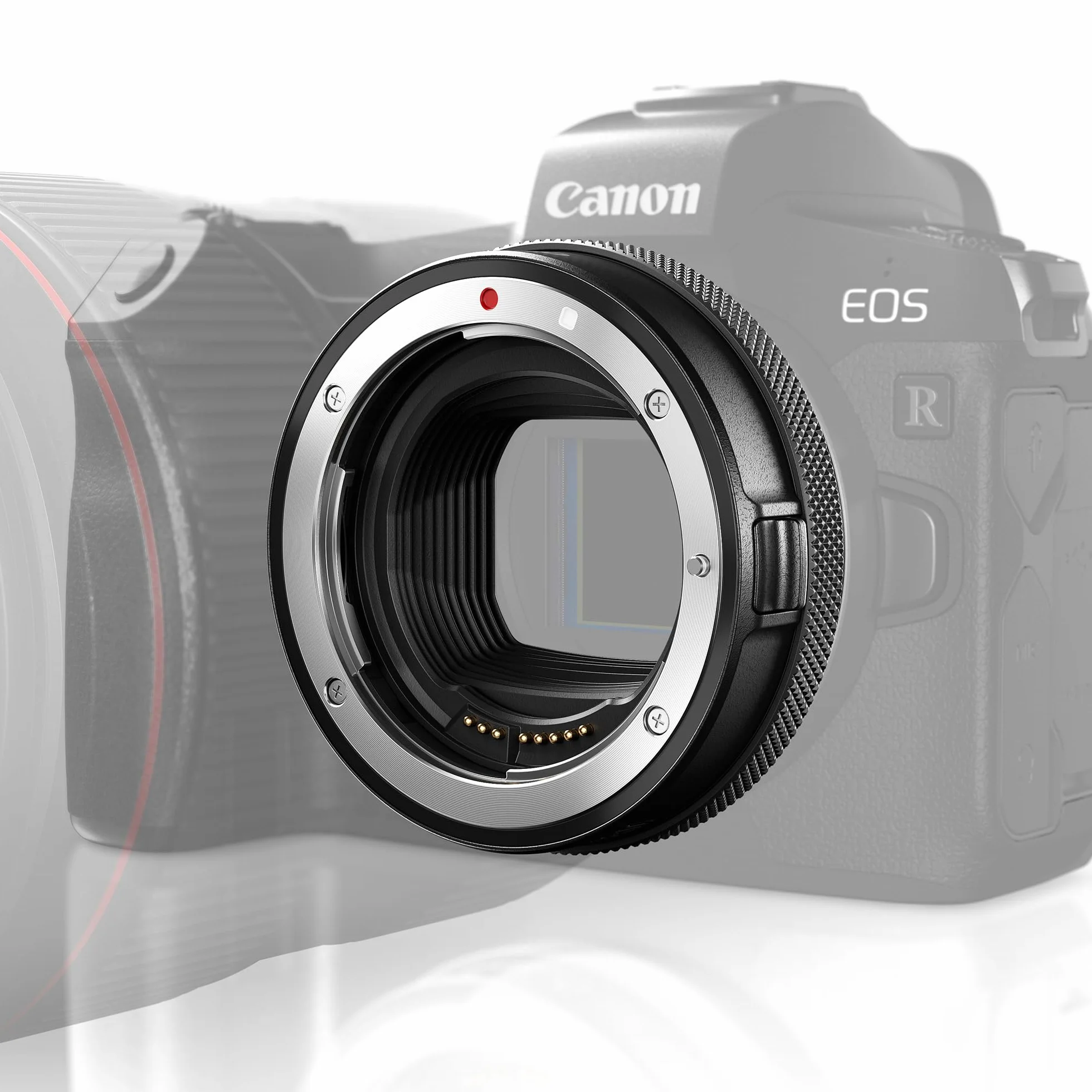 Canon 2972C005 Adattatore per Obiettivi EF ed EF-S per la Fotocamera EOS R, Nero