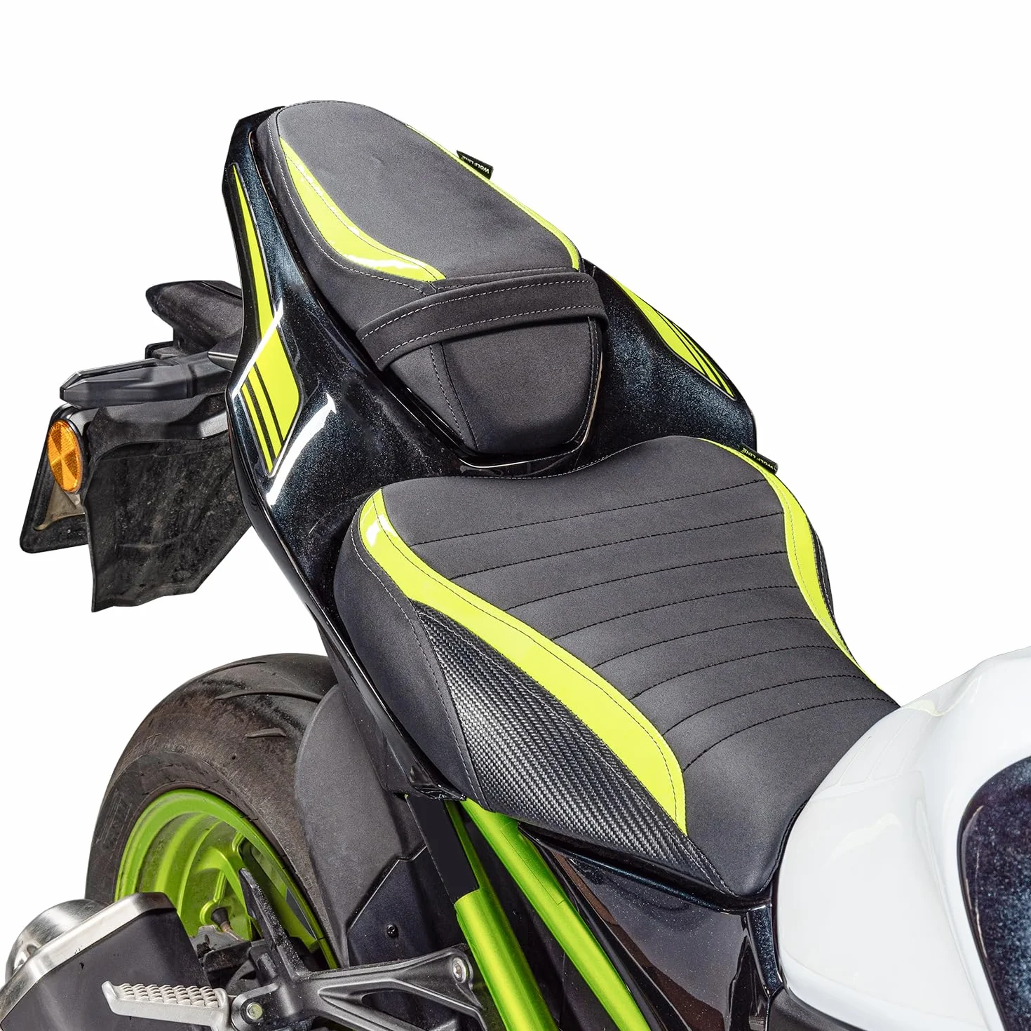 Z900 Verde chiaro Sedile Passeggero Anteriore Driver 2017-2024 Moto In Pelle
