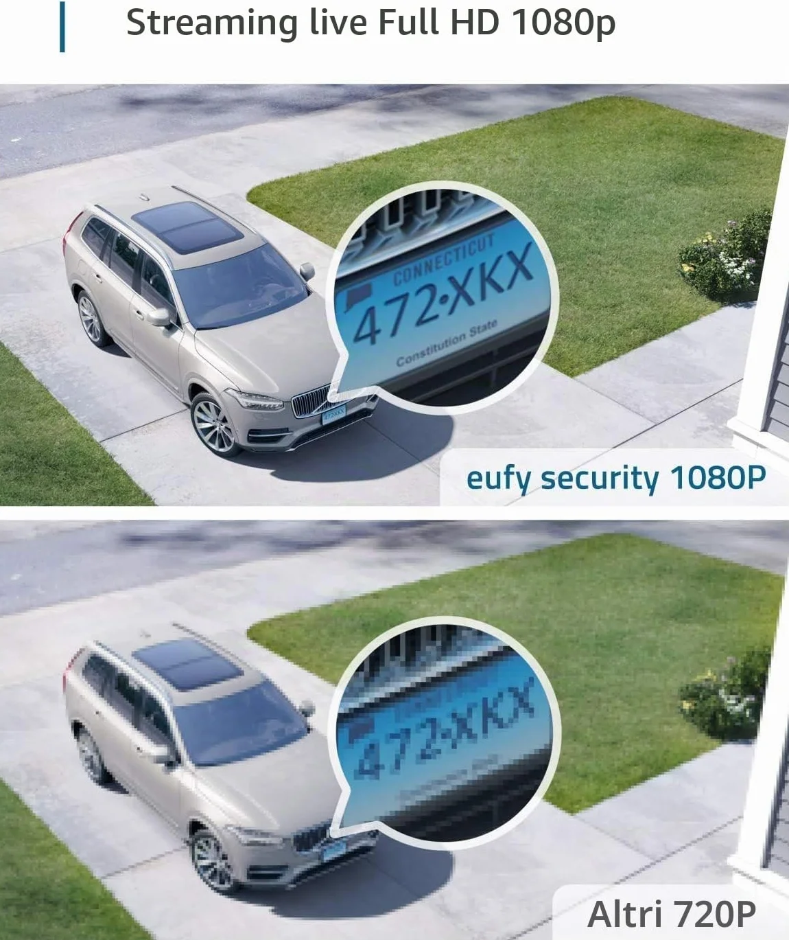Eufy Security, EufyCam 2C Wireless, 180 Giorni Durata batteria, HD 1080p, IP67, Visione Notturna, Compatibile con Amazon Alexa, kit a 2 cam, senza canone mensile (rinnovato)