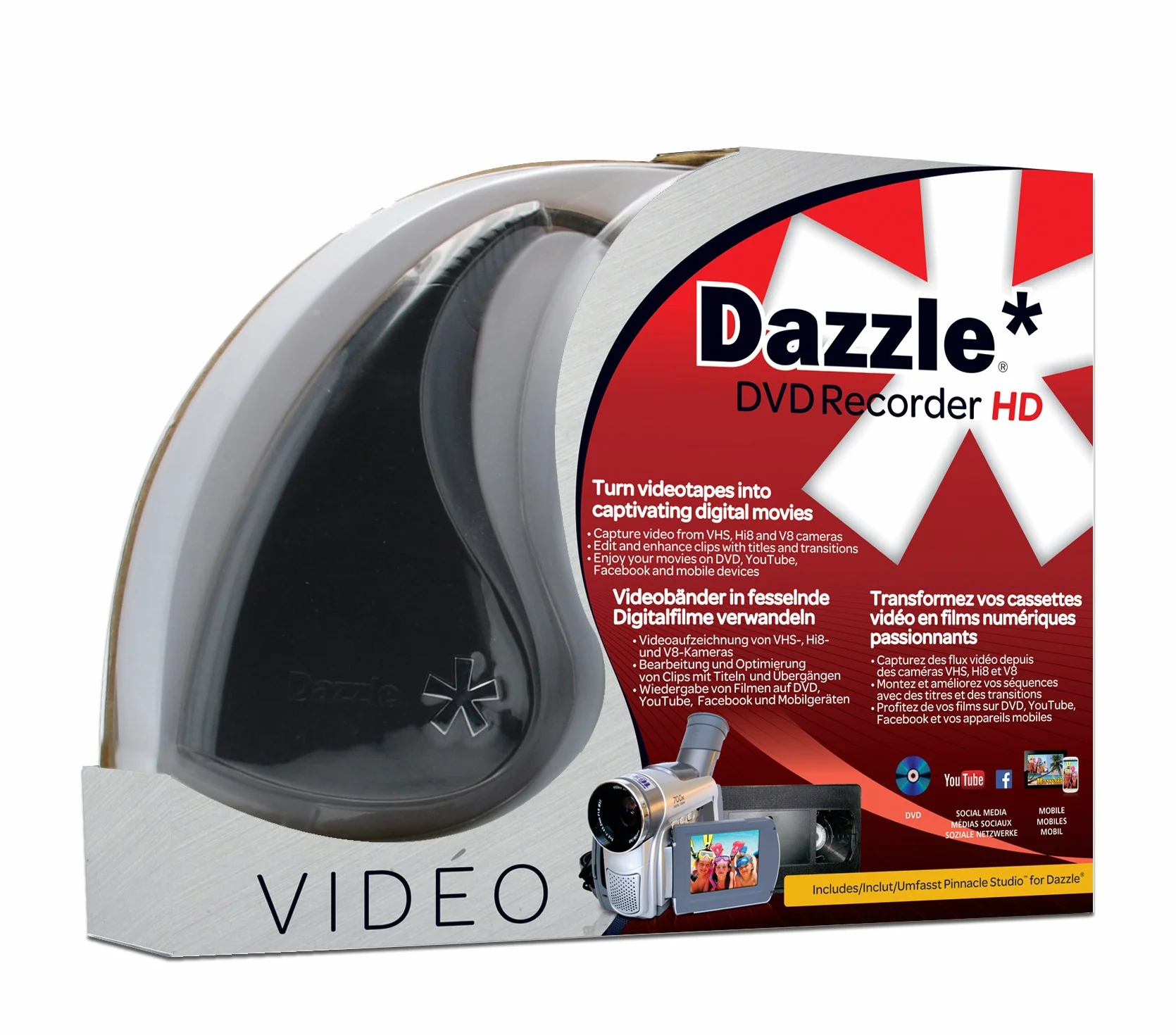 Corel Dazzle DVD Recorder HD, Consegna postale