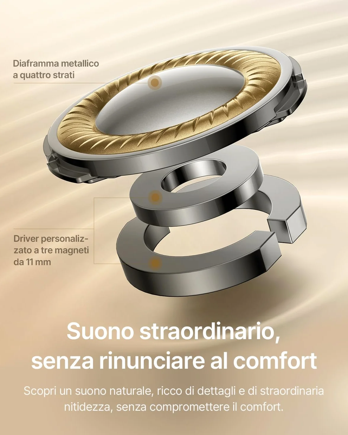 Baseus MC2 Cuffie Open-Ear, Auricolari a Clip con CloudComfort 2.0, Hi-Res Audio, LDAC, SuperBass 3.0, Bluetooth 6.0, 4 Microfoni con IA per chiamate nitide, 55 h di autonomia, IP67, leggeri 5,1 g