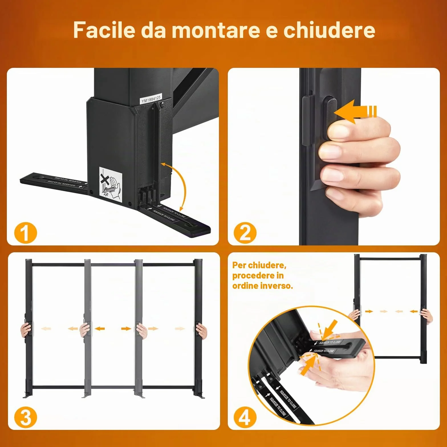 excelimage Schermo per proiettore con supporto, 50 pollici 4:3, telo portatile, facile da installare e trasportare, proiezione retrattile, perfetto per film al chiuso e all'aperto.