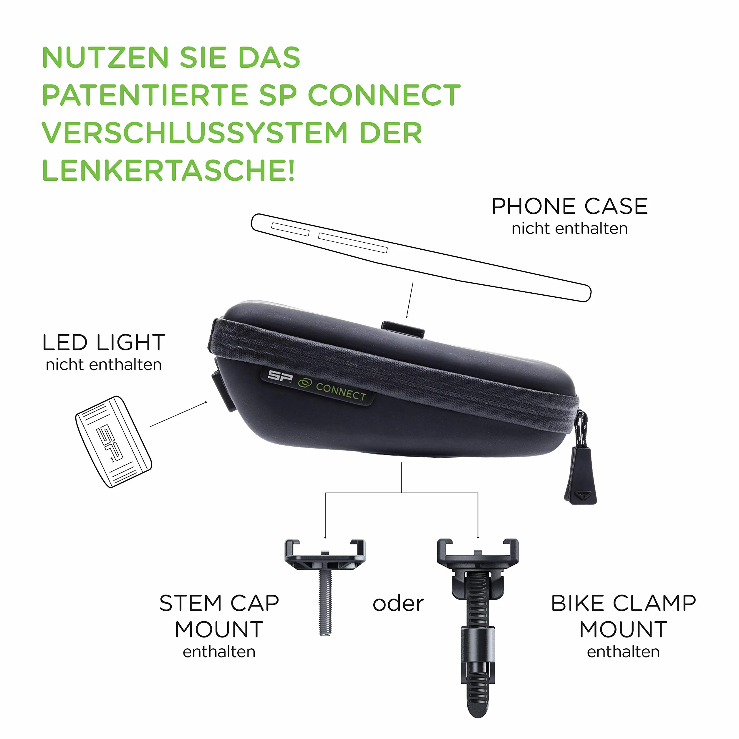Custodia SP Connect Wedge || resistente alle intemperie, testa girevole a 360°