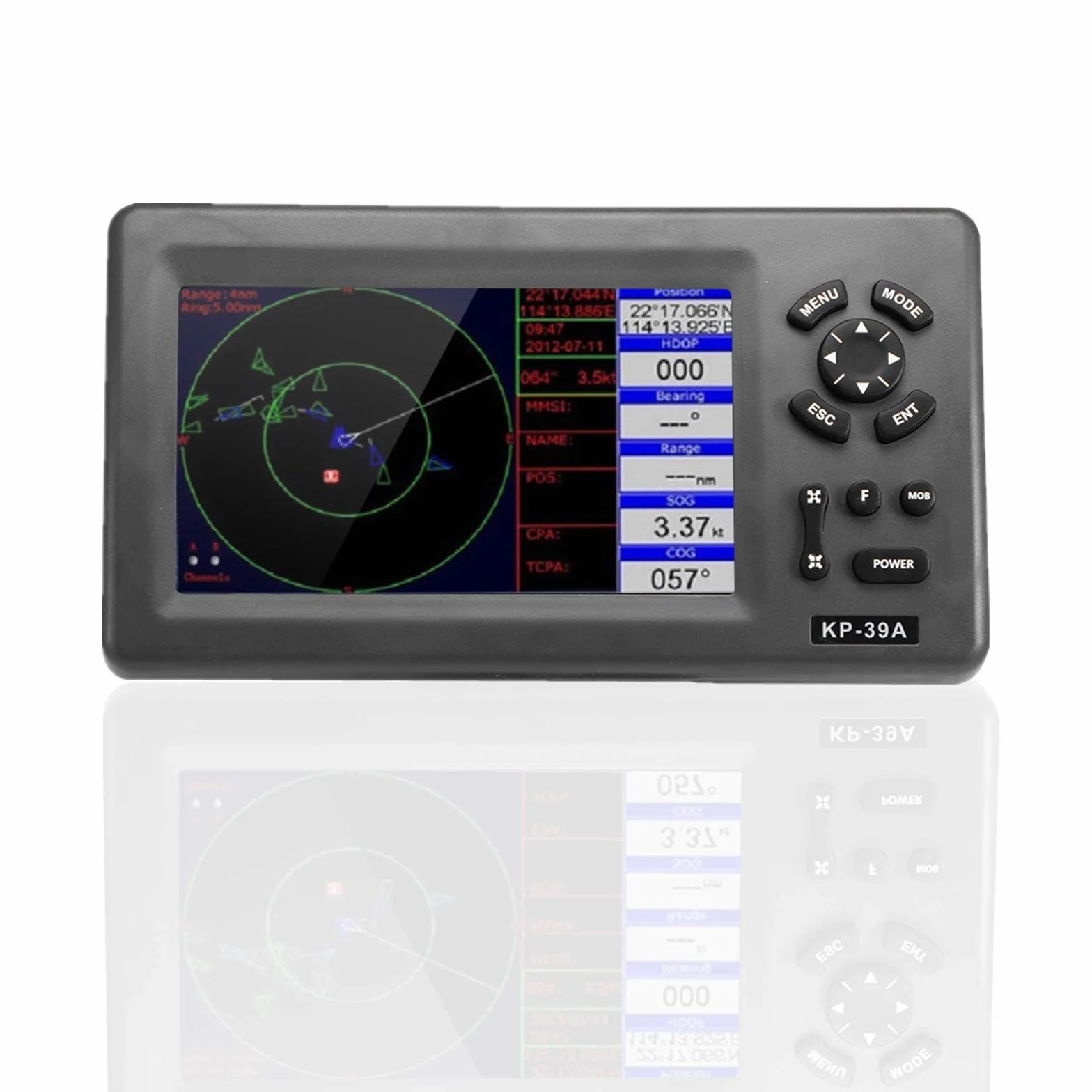 Plotter cartografico con display LCD di navigazione GPS con transponder AIS di classe B per barca marina 7 pollici