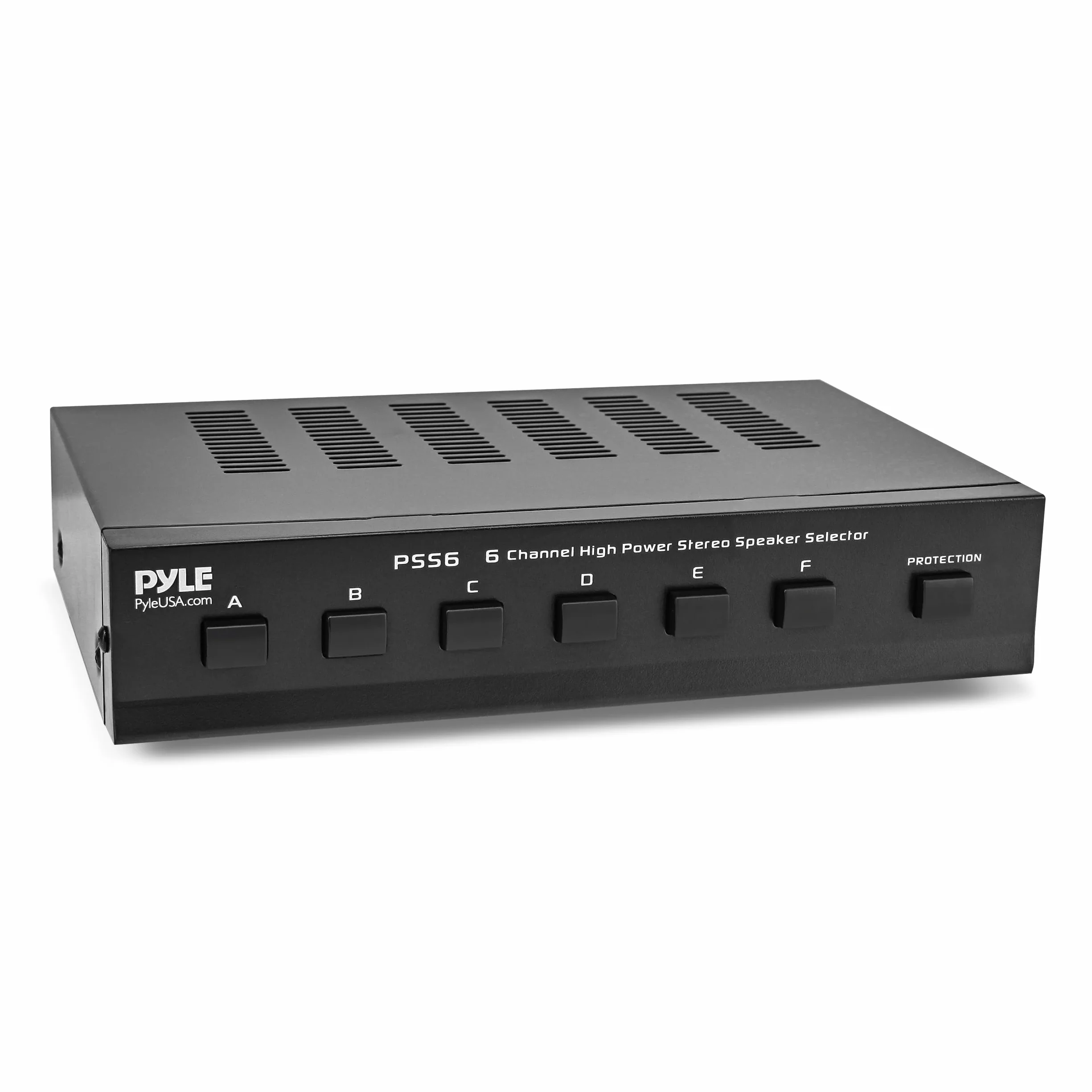 Pyle Amplificatore Audio Stereo Selettore Altoparlanti 6 Zone Interruttore Multi-Canale