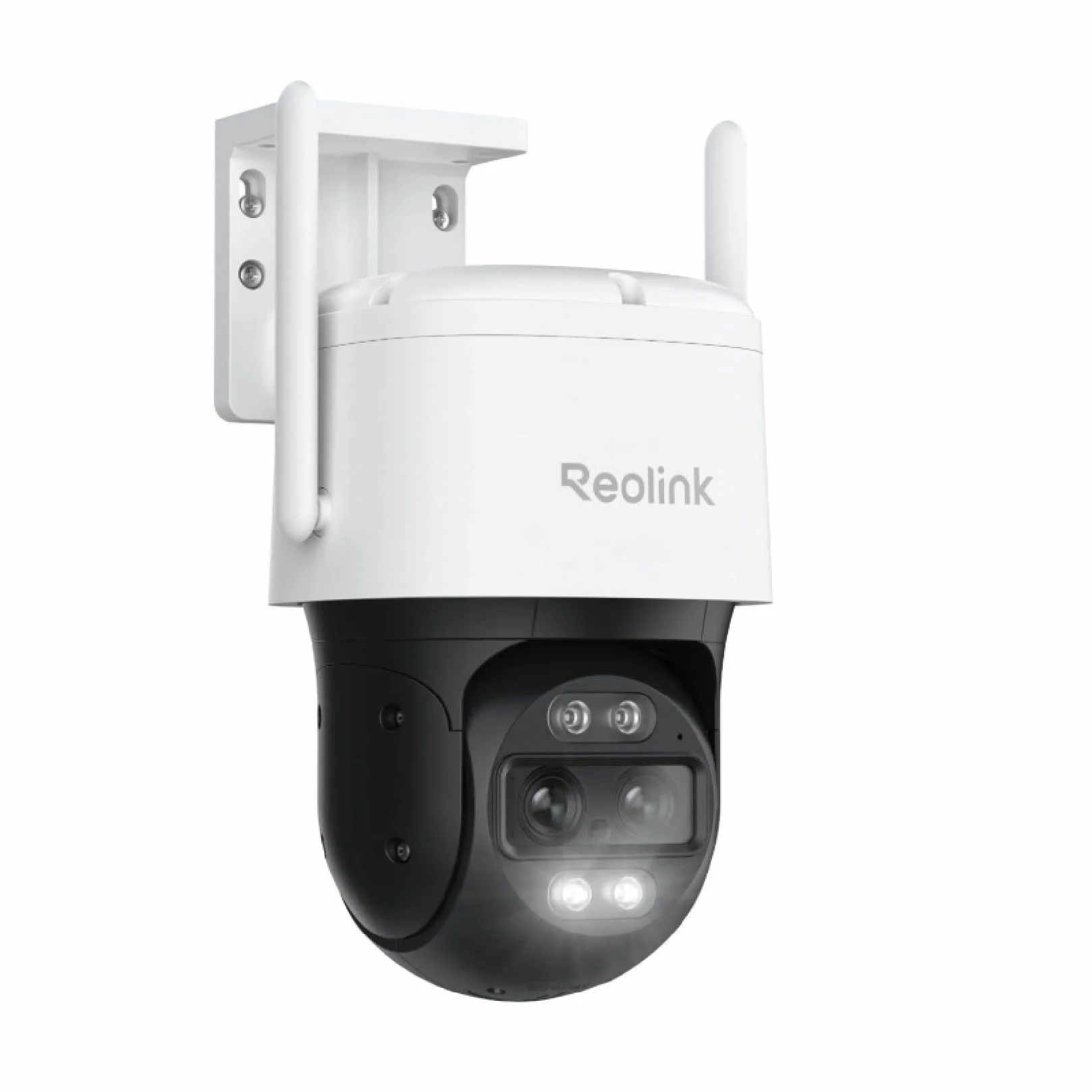 Reolink 4K PTZ Telecamera Wi-Fi Esterno a Doppio Obiettivo, 355°Pan/90°Tilt, Zoom Ibrido 6X, Rilevamento Persona/Veicolo/Animale, Auto-tracking, Audio 2 Vie, Visione Notturna a Colori, TrackMix WiFi