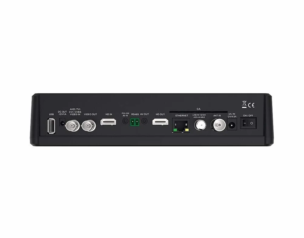 Edision Multi-Finder manometro per satellitare DVB-S/S2 terrestre DVB-T/T2 cavo DVB-C segnali H.265/HEVC & CCTV Tester, Nero