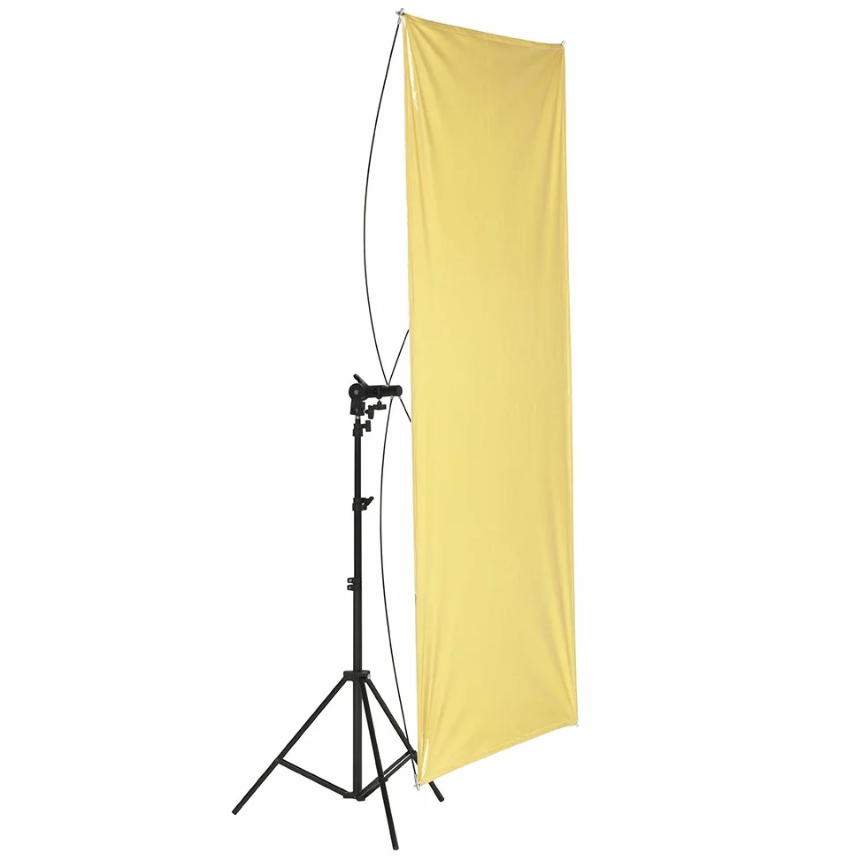 Neewer - Pannello piatto 90 x 180 cm, per riflettere le luci dello studio fotografico, con supporto rotante a 360 gradi e borsa da trasporto – oro/argento e nero/bianco