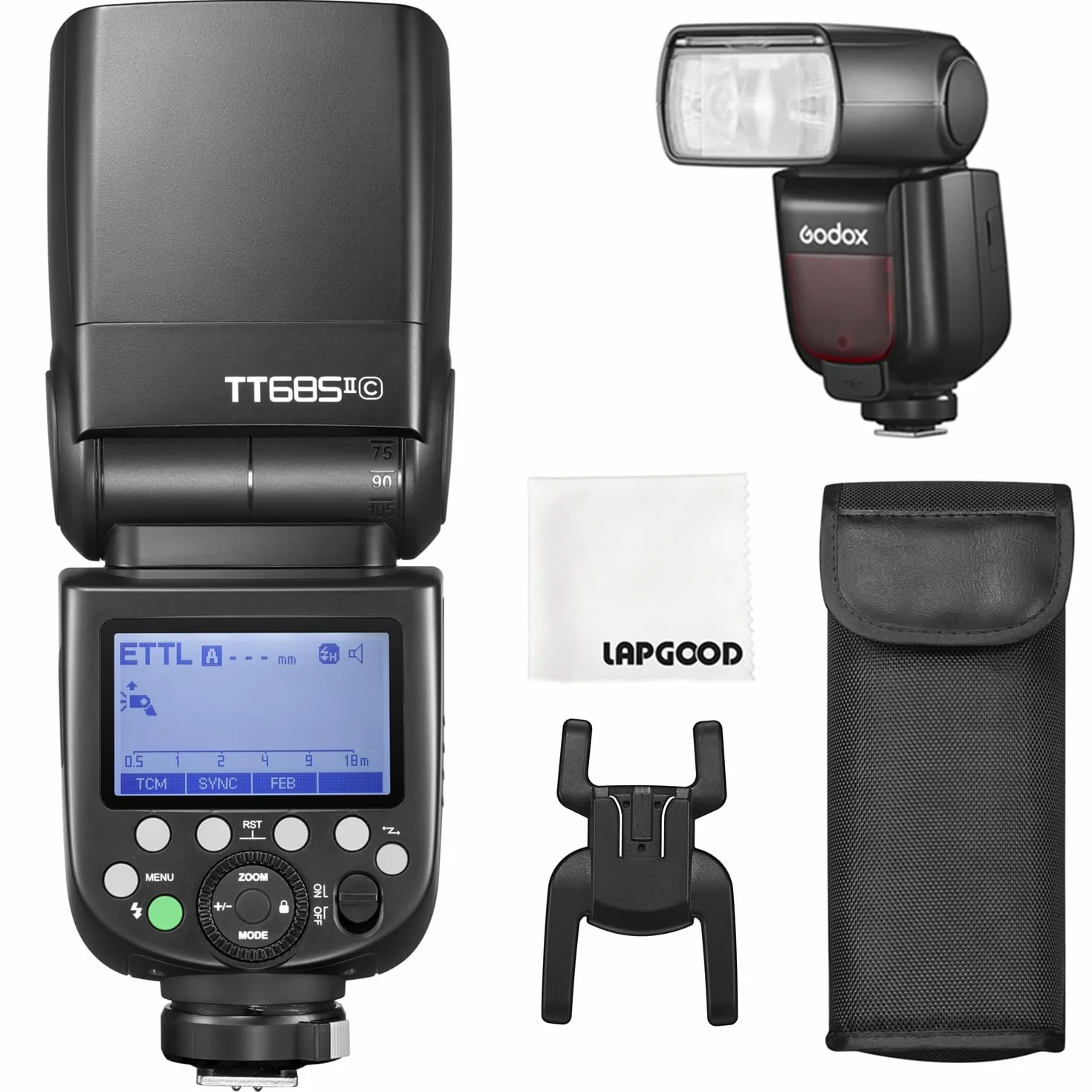 GODOX TT685II-C E-TTL Speedlite sincronizzazione ad alta velocità, 2.4G Wireless X System compatibile per Canon Flash 5D Mark Ⅳ 6D Mark II 7D 90D 250D R5 850D