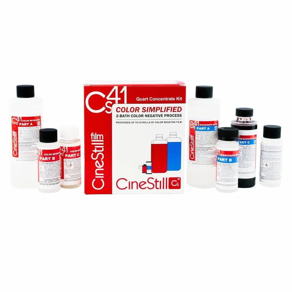 CineStill CS41 - Kit di quartiere liquido per la lavorazione di pellicola negativa a colori C-41