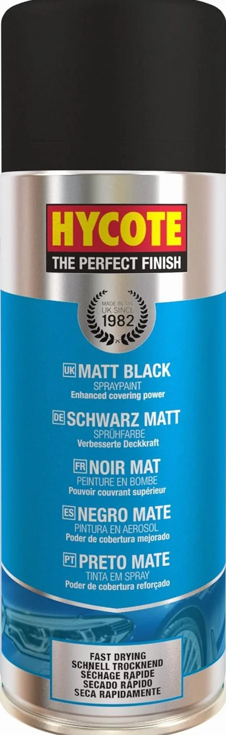 HYCOTE Matt Black 400ml XUK027