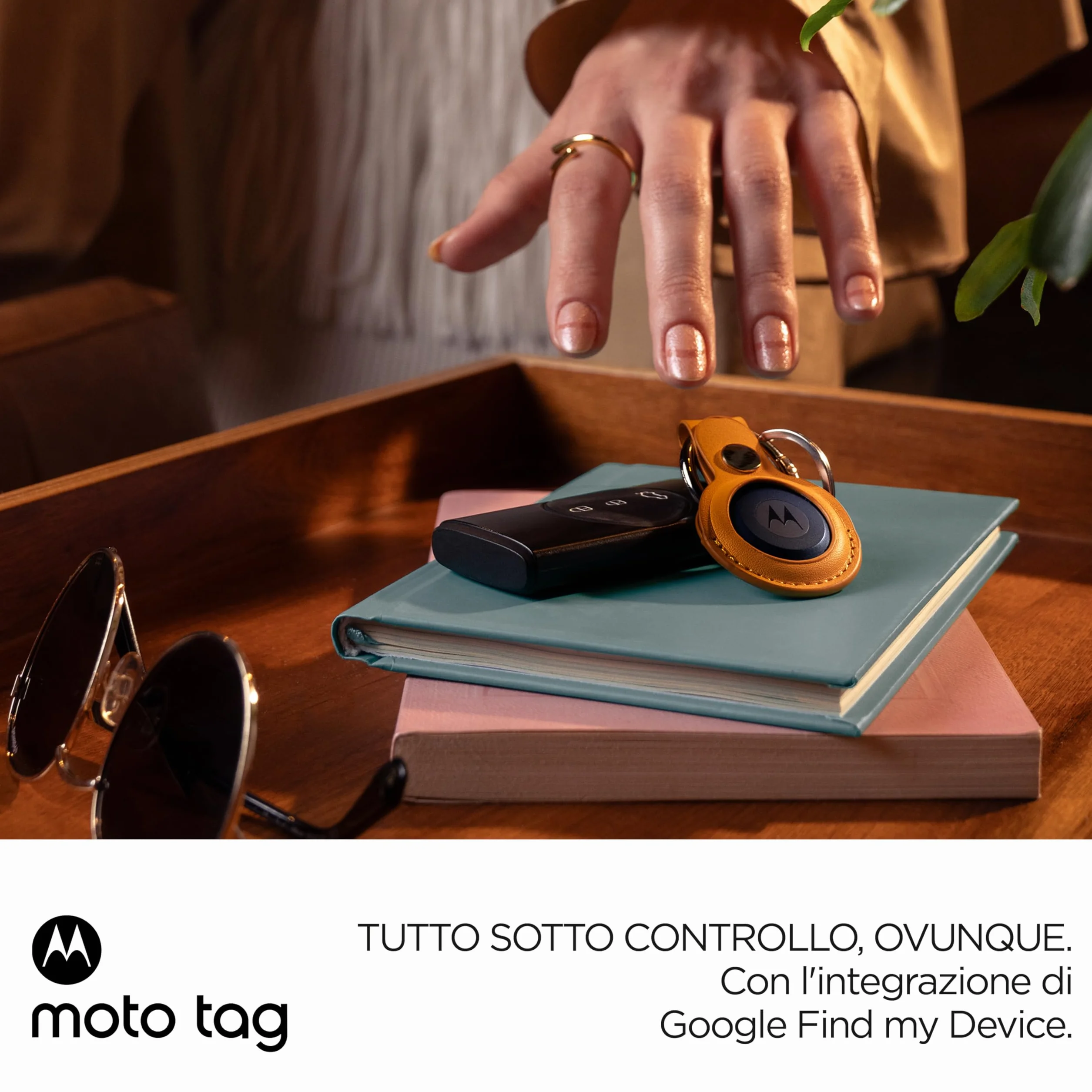 Motorola Smart Tag Midnight Blu Ultra Wide Band 35m Resistenza Acqua 1m 1 Anno Autonomia