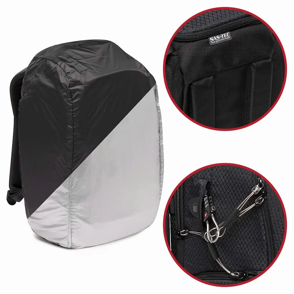 Manfrotto PRO Light Frontloader M, Zaino Fotografico Professionale per Fotocamere, Accesso Laterale e Frontale, Attacco per Treppiede, Zaino Imbottito con Divisori Intercambiabili, Nero