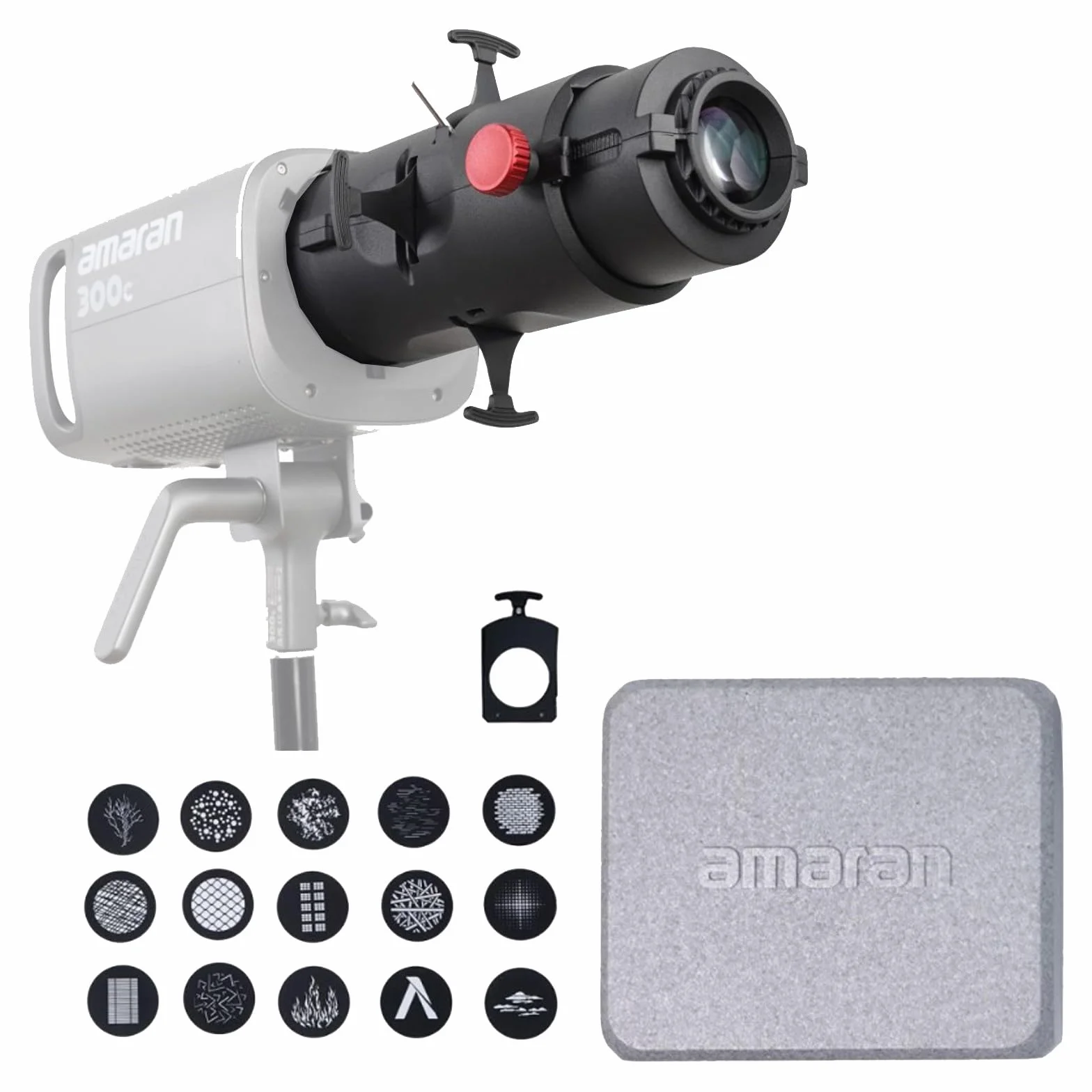 Aputure Amaran Spotlight SE 36° - Kit lenti a proiezione per Amaran 300C, 150C, 200X, 60X, S, 300X e altro amperaggio non superiore a 300 W Bowens Mount Lights