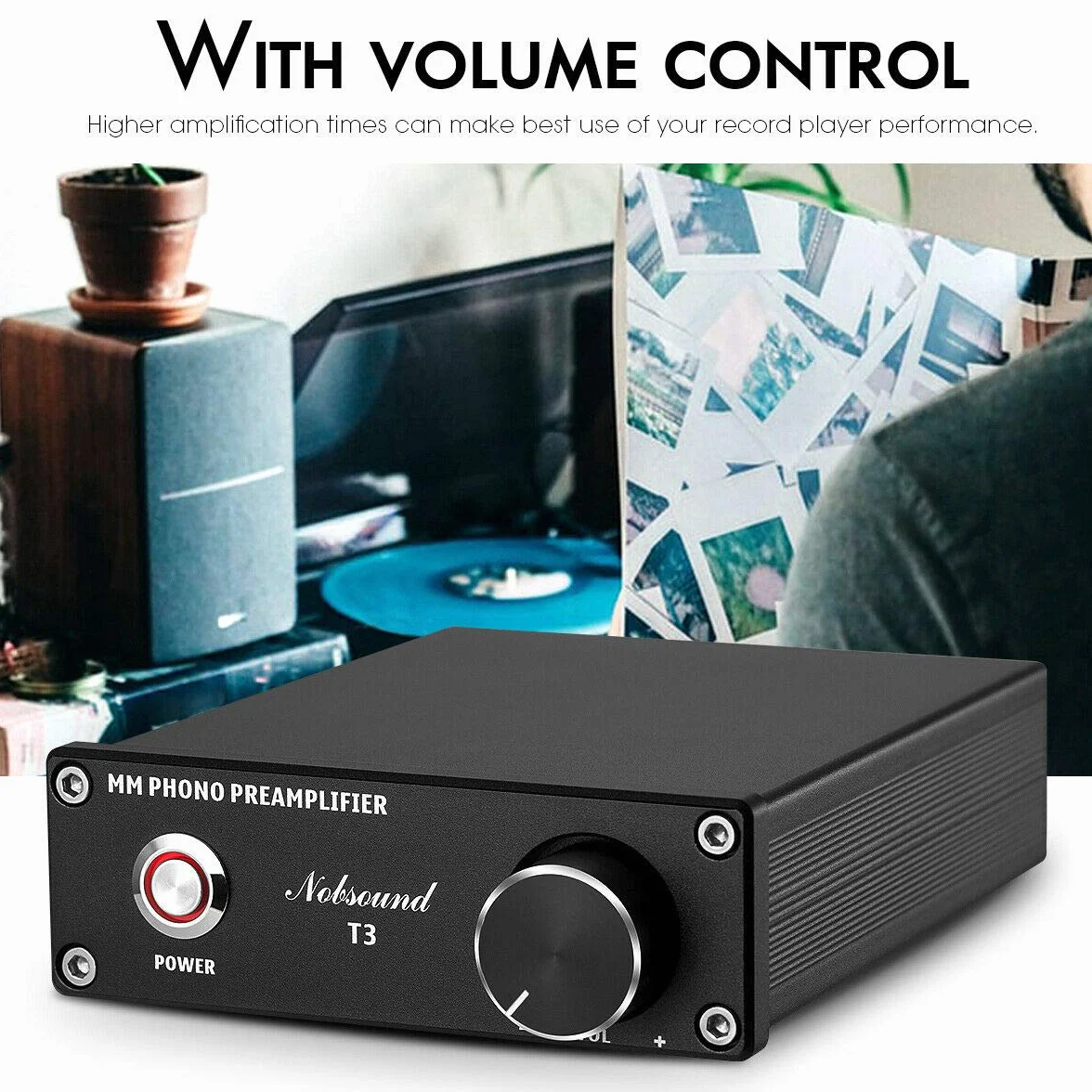 Nobsound Mini HiFi MM Preamplificatore RIAA per giradischi