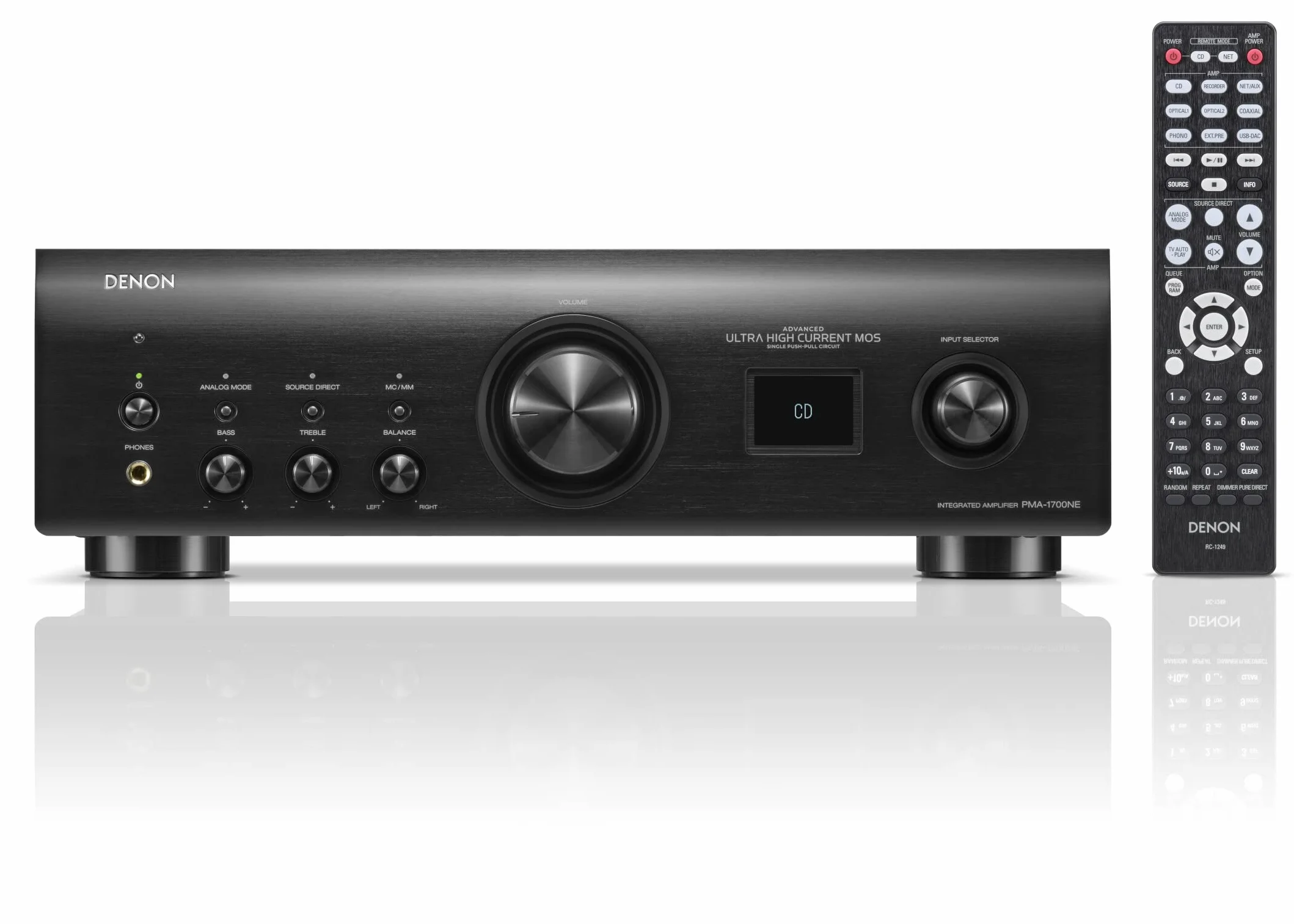 DENON Amplificatore Integrato PMA-1700NE, Colore Nero