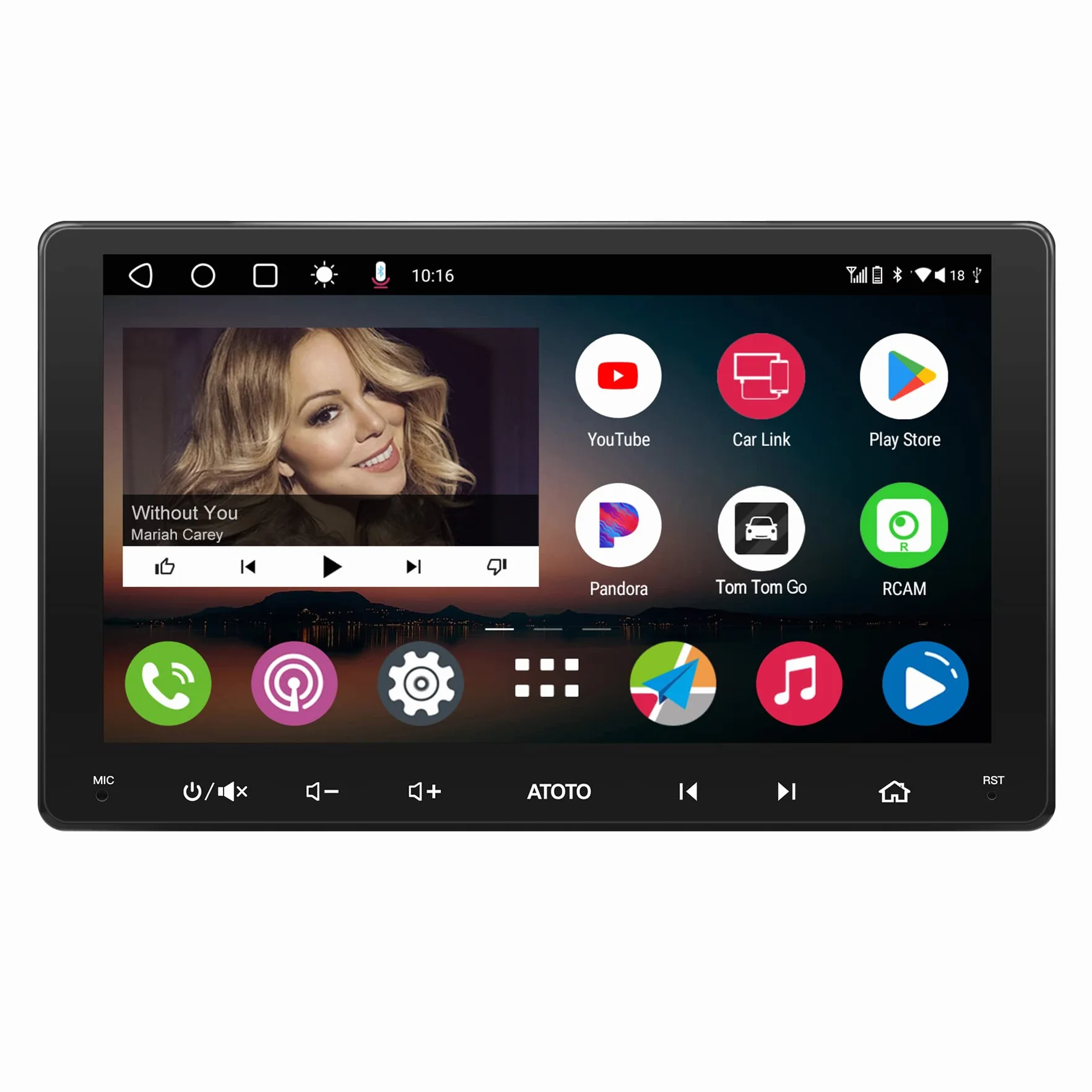 [9 pollici] ATOTO A6 PF Doppio DIN Android Autoradio, Senza Fili CarPlay e Android Auto, Display IPS, Doppio BT, Internet con tethering WiFi/BT/USB, HD LRV, 2G+32G, A6G209PF