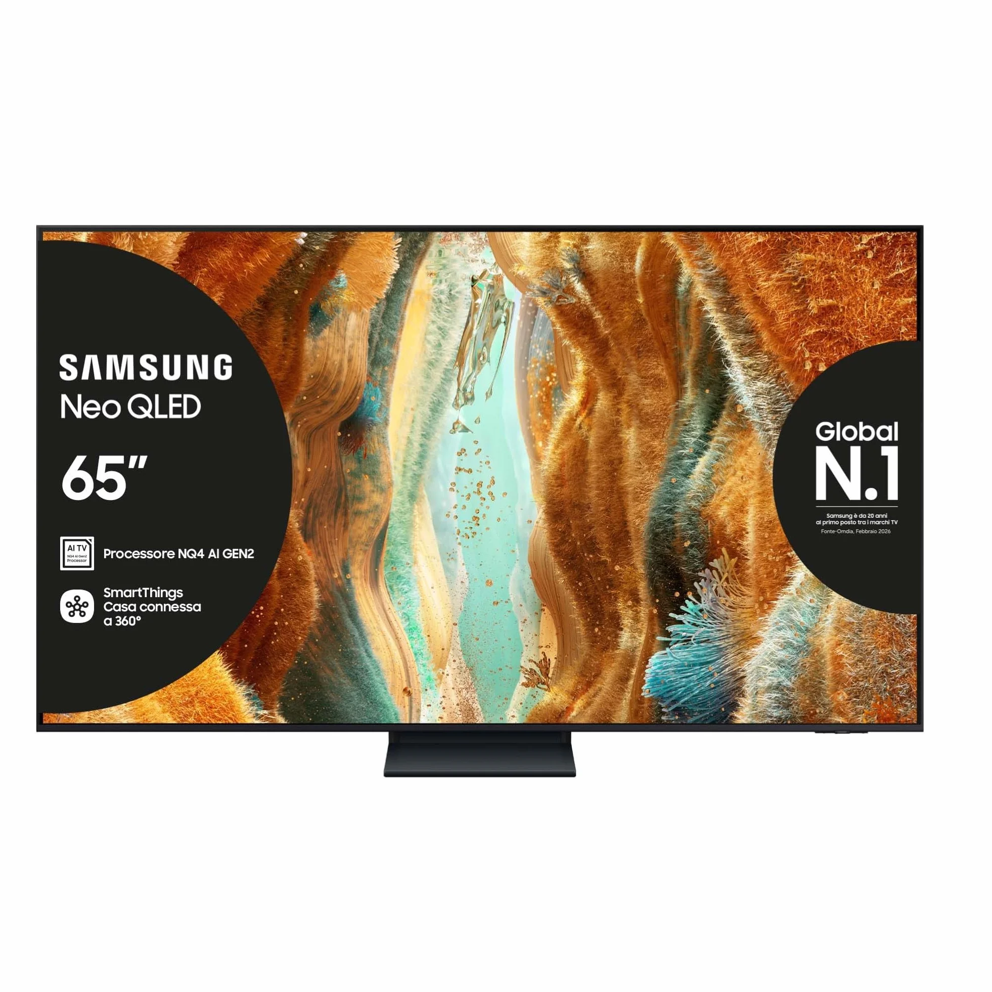 Samsung Smart TV 65'' QE65QN74FATXZT Neo QLED 4K Mini LED 144 Hz 2025