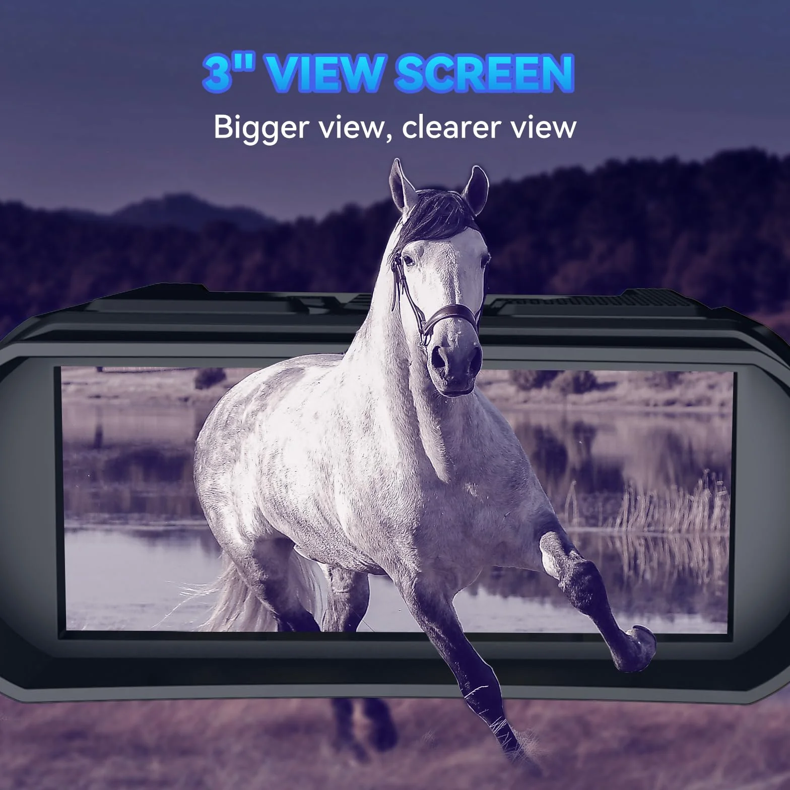 Visore Notturno Caccia Include Memoria da 32 GB Binocolo Visione Notturna Binocolo Infrarossi Perfetto per il campeggio, la caccia e l'osservazione notturna. Un regalo perfetto per gli uomini