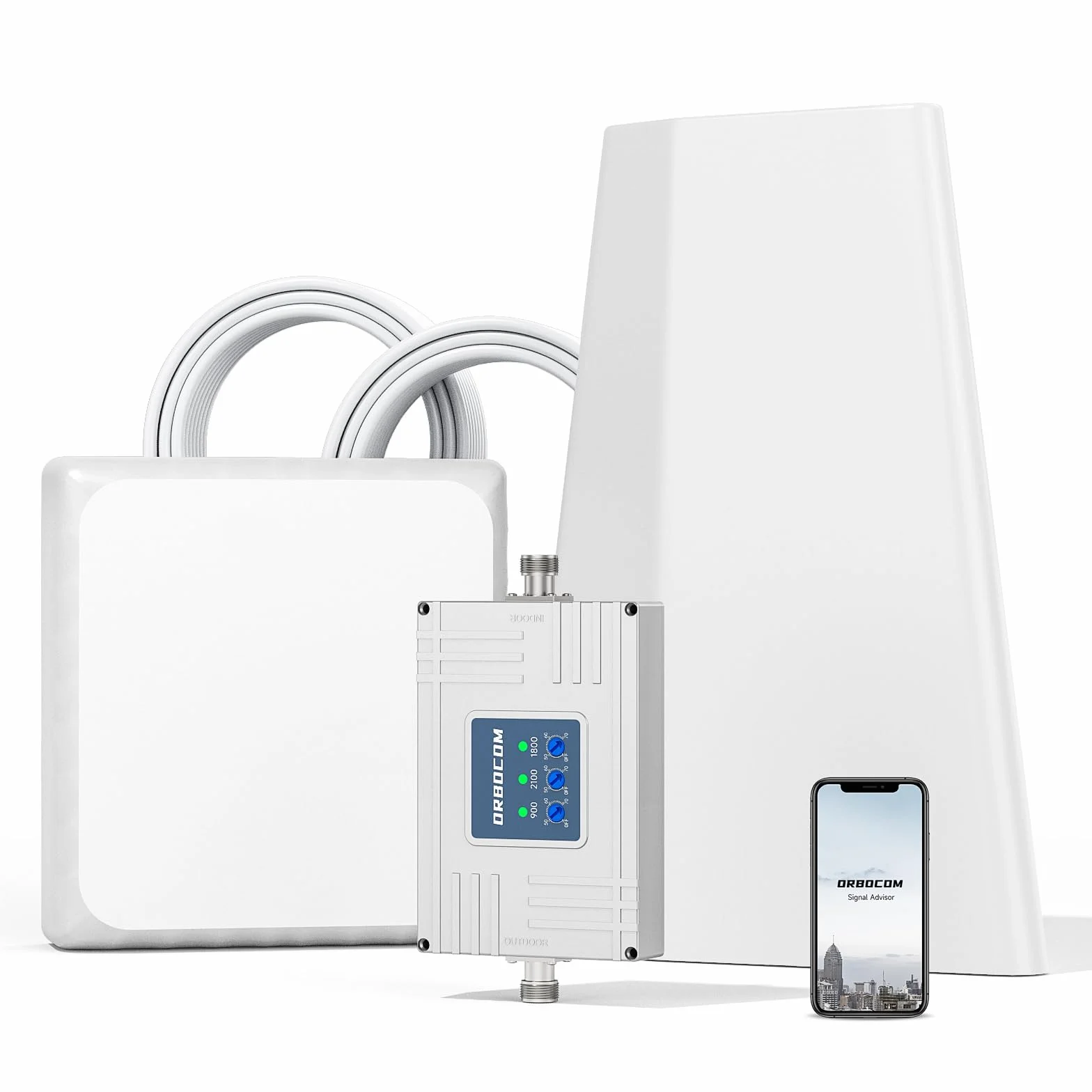Amplificatore di Segnale Cellulare 5G 4G 3G Banda 1/3/8 Per Iliad, Vodafone, TIM ecc. Ripetitore 4G Supporta l'utilizzo da Parte di Più Utenti, Migliora la Copertura Della Rete Mobile a Casa/Ufficio