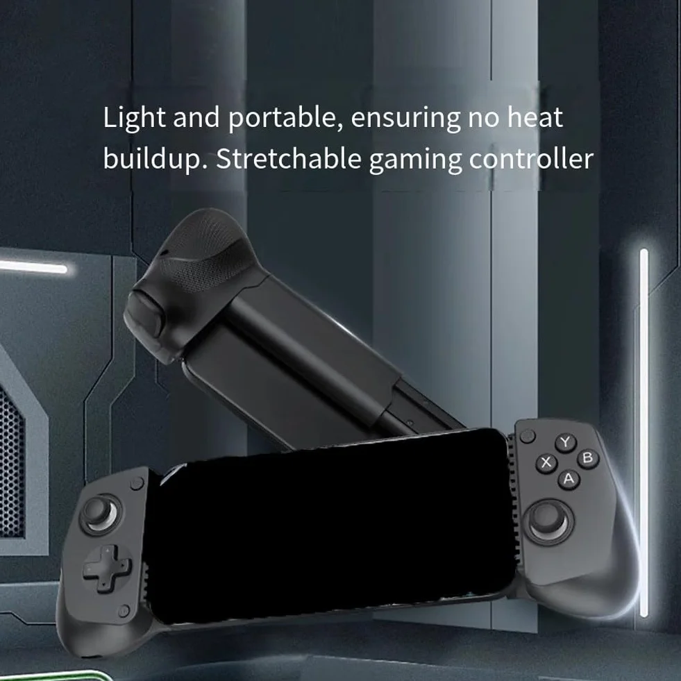 Controller di gioco, per GameSir per X5 Lite Gamepad estensibile, per Android per IOS Controller compatibile per giochi mobili, disponibile in vari colori (nero)