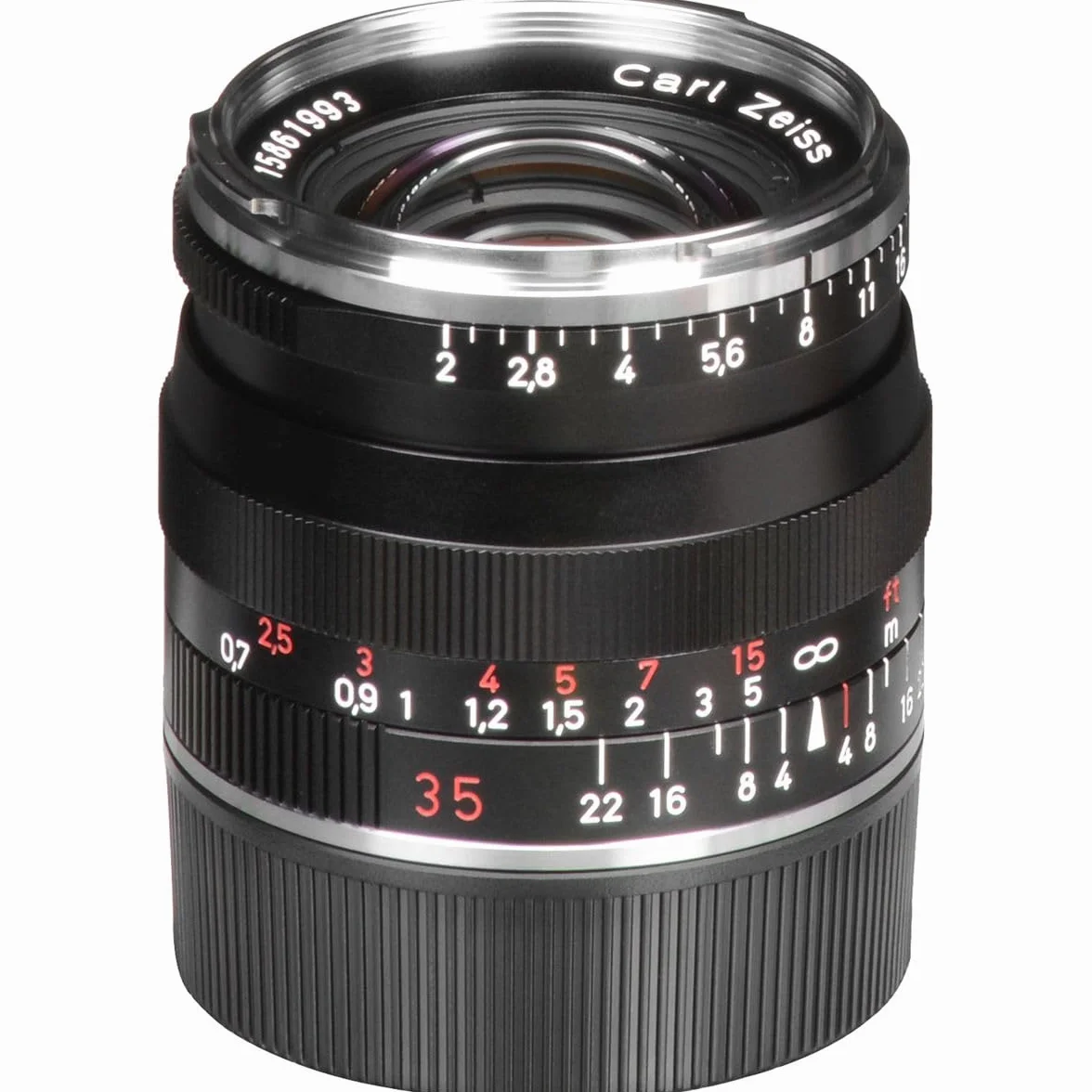 Carl Zeiss 1365-659 - Obiettivo a telemetro per montatura LEICA M, Biogon T 2/35 ZM, nero