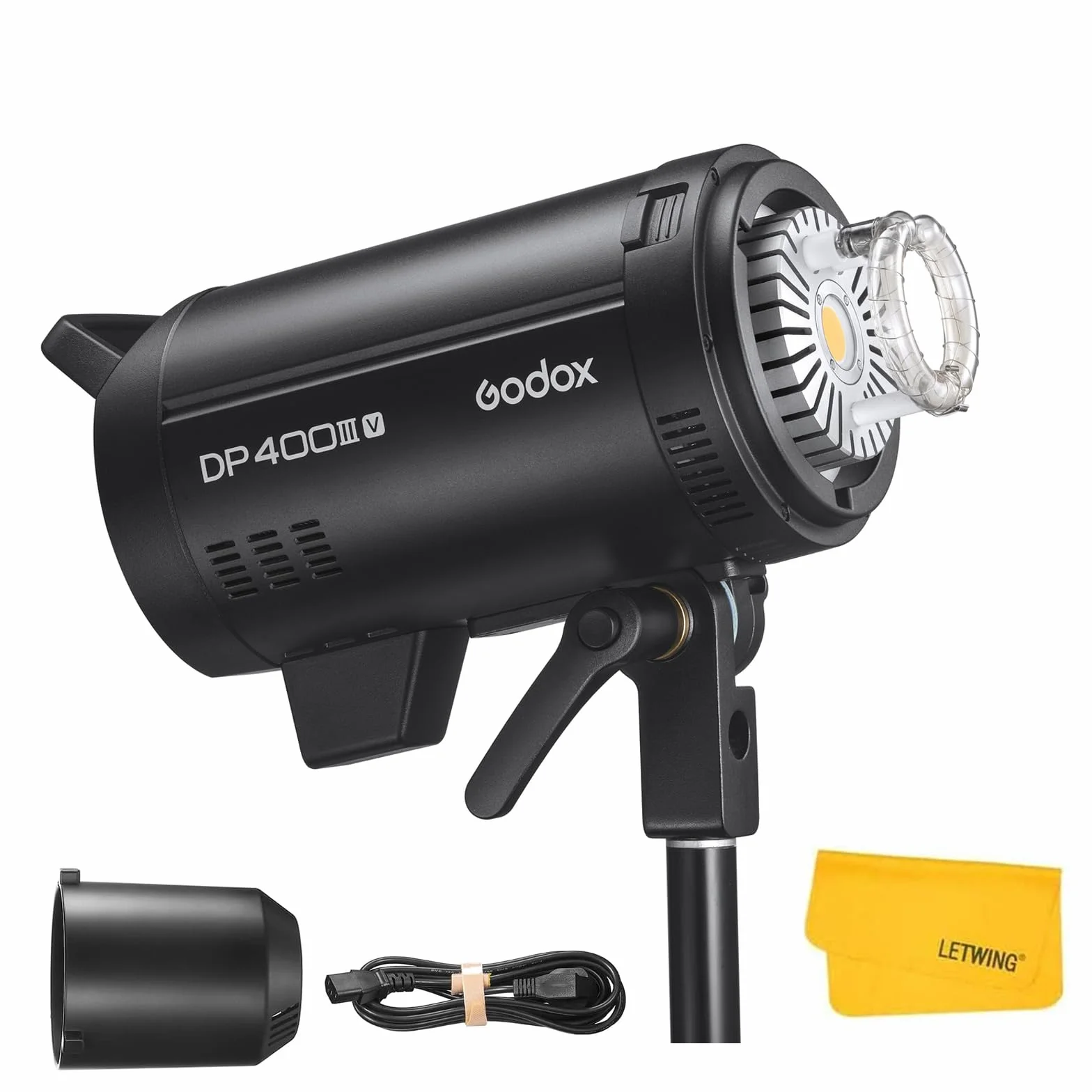 Godox DP400III-V DP400III V Studio Flash, Monoluci 400W 2.4G Wireless X System Monoluce Monolight Strobe con attacco Bowens per Matrimonio Ritratto Fotografia