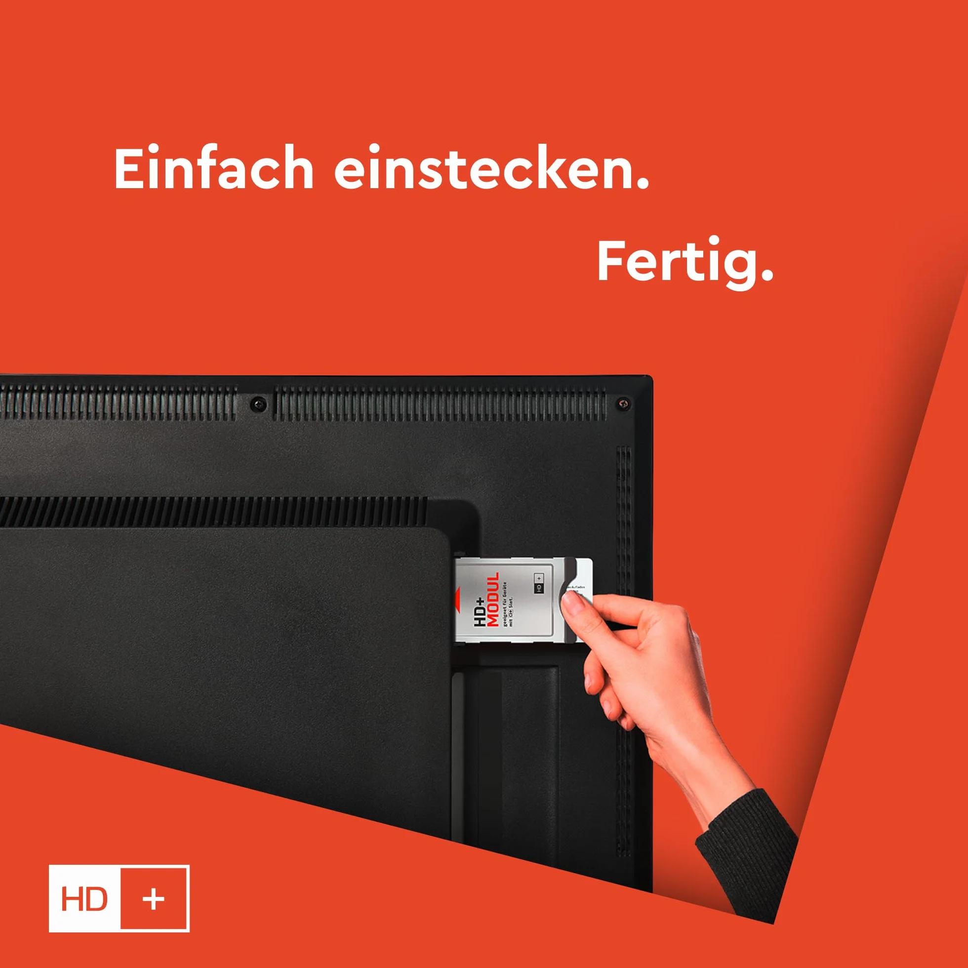 Scheda HD +, durata per 12 mesi, Televisore in luminosa qualità HD (lingua italiana non garantita)