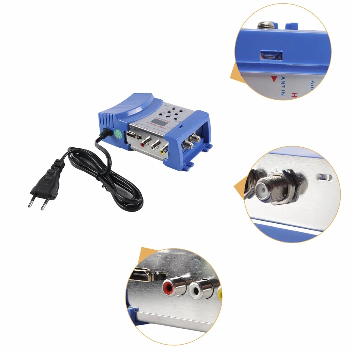 Modulatore HD AV-RF HDM6 MCU controllato PLL HDMI 1.3 HDCP 1.3 45-870 MHz Ingresso multi-risoluzione