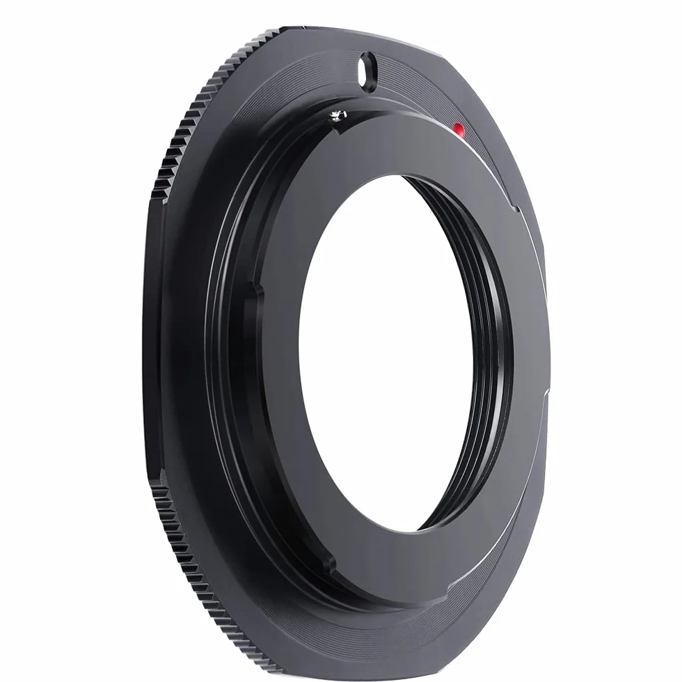K&F CONCEPT Anello Adattatore per Obiettivo M42-EOS Adatto per Obiettivi M42 su Anelli Adattatore per Obiettivo Fotocamera Compatibile con Canon EOS DSLR