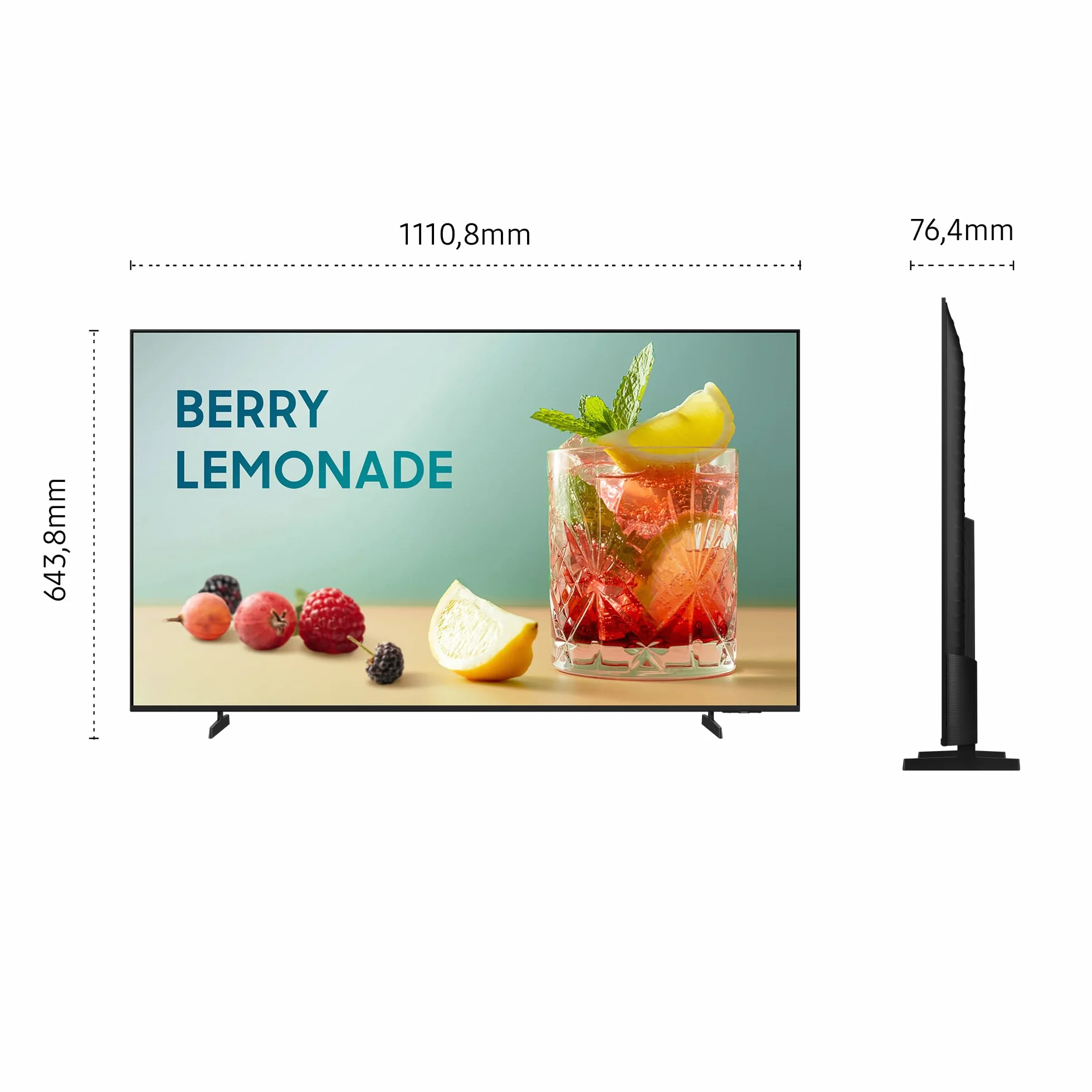 Samsung Business TV Serie BEF-H da 50", UHD 3840x2160 con Funzionalità HDR10+, Tizen, HDMI, USB, Bluetooth, WiFi, Accesso Remoto