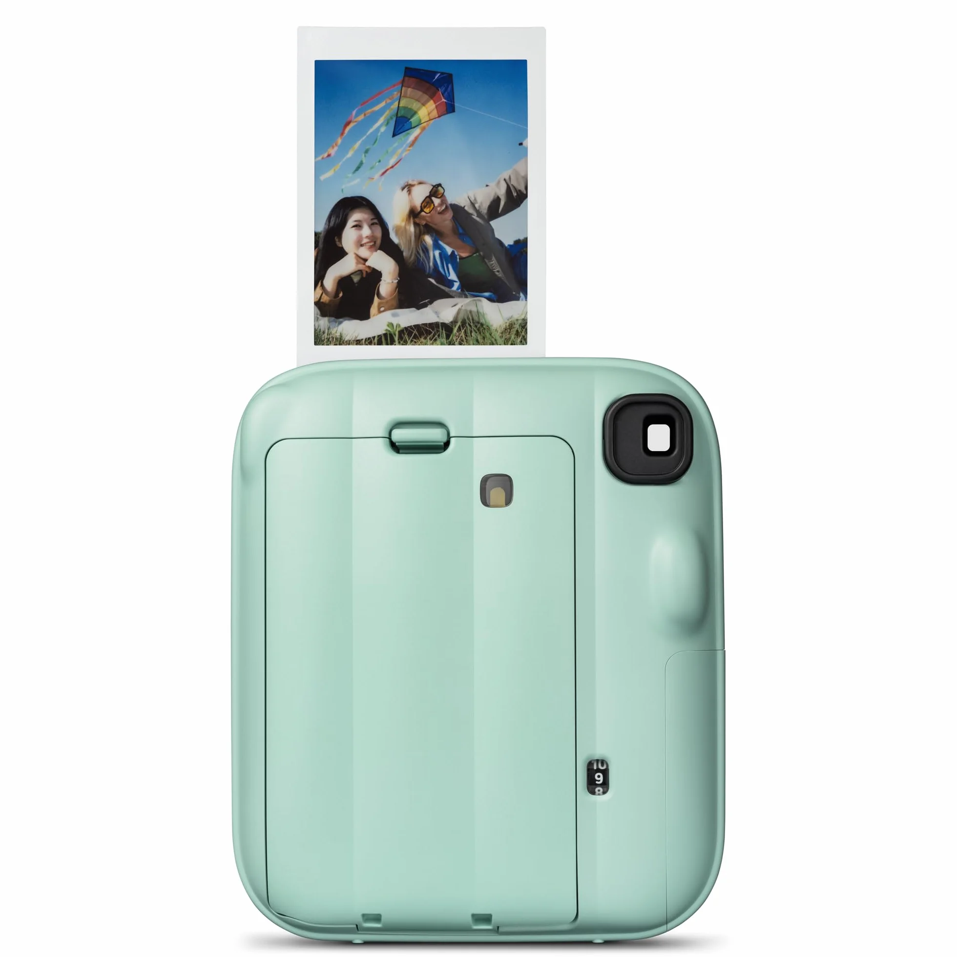 instax mini 13 fotocamera istantanea con flash integrato, specchio selfie, modalità close-up, autoscatto, Lagoon Green