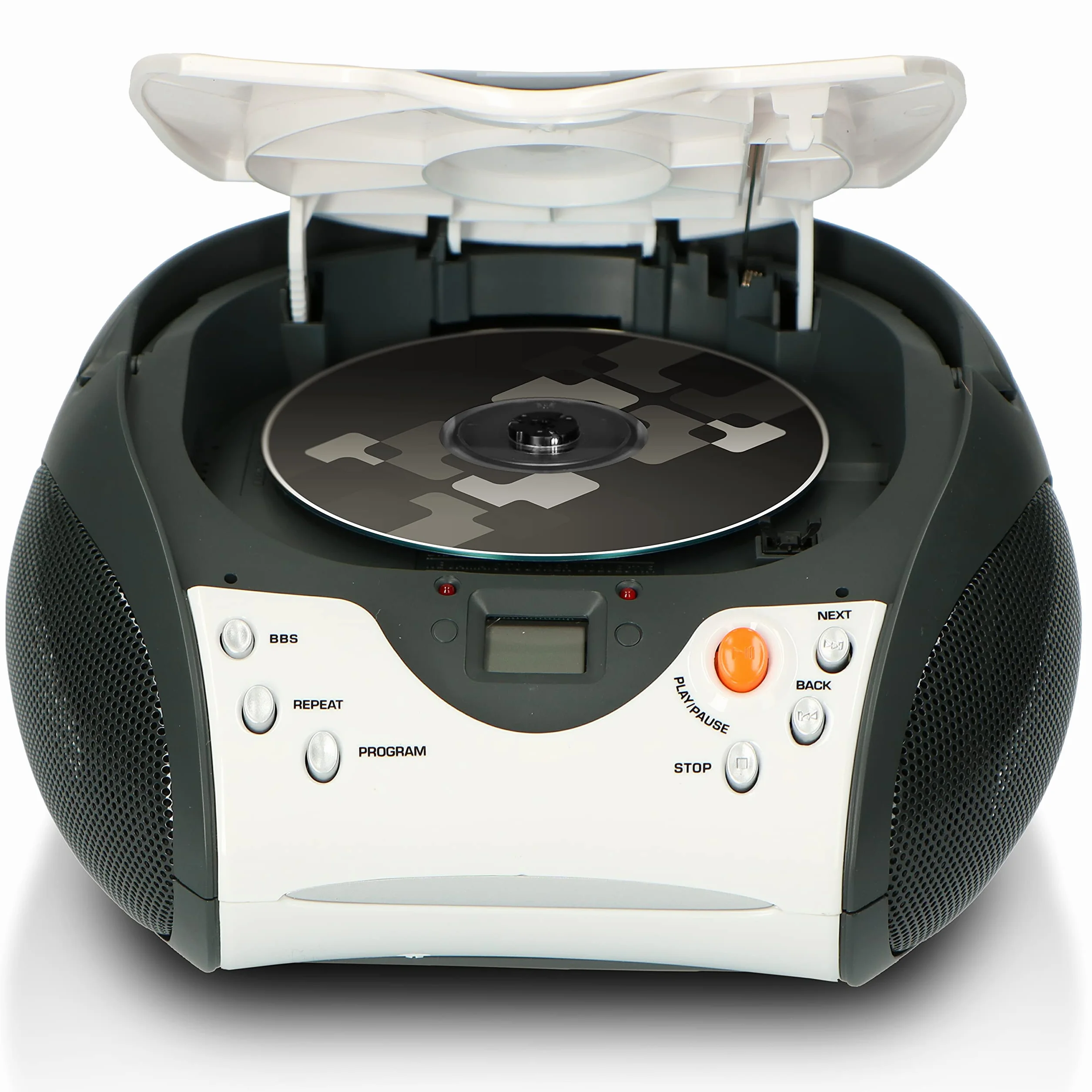 Lenco SCD-24 Lettore CD per bambini Radio FM Stereo Boombox 2x1,5W RMS Bianco